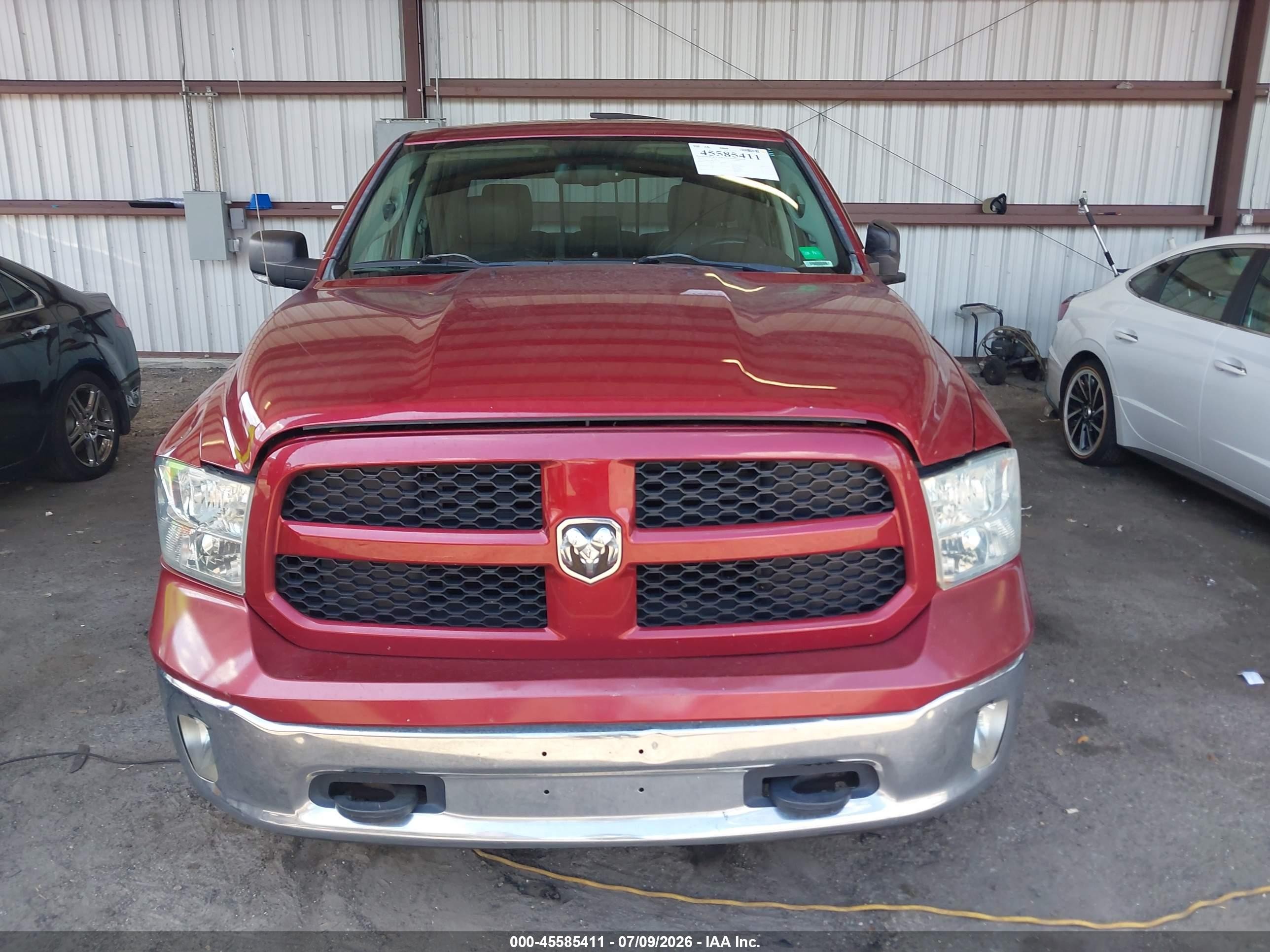 2014 Ram 1500 Outdoorsman Red vin: 1C6RR6LG9ES144724