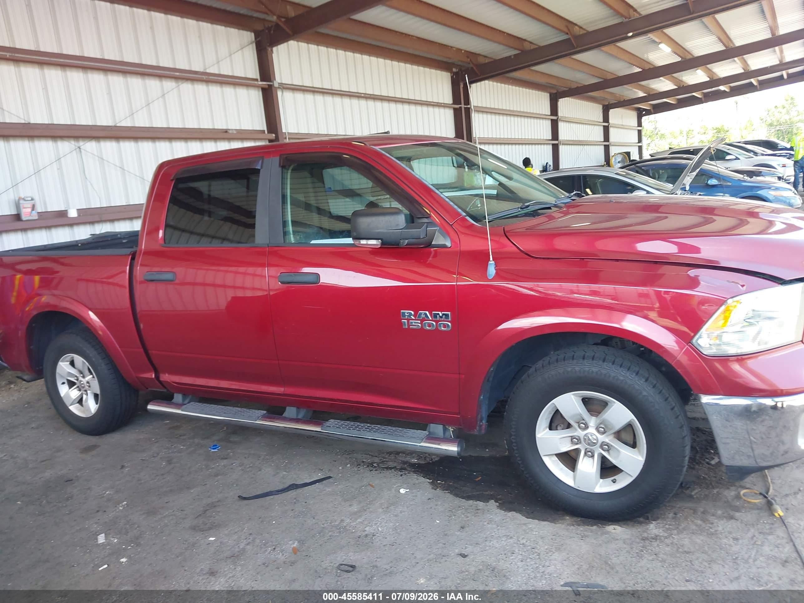 2014 Ram 1500 Outdoorsman Red vin: 1C6RR6LG9ES144724