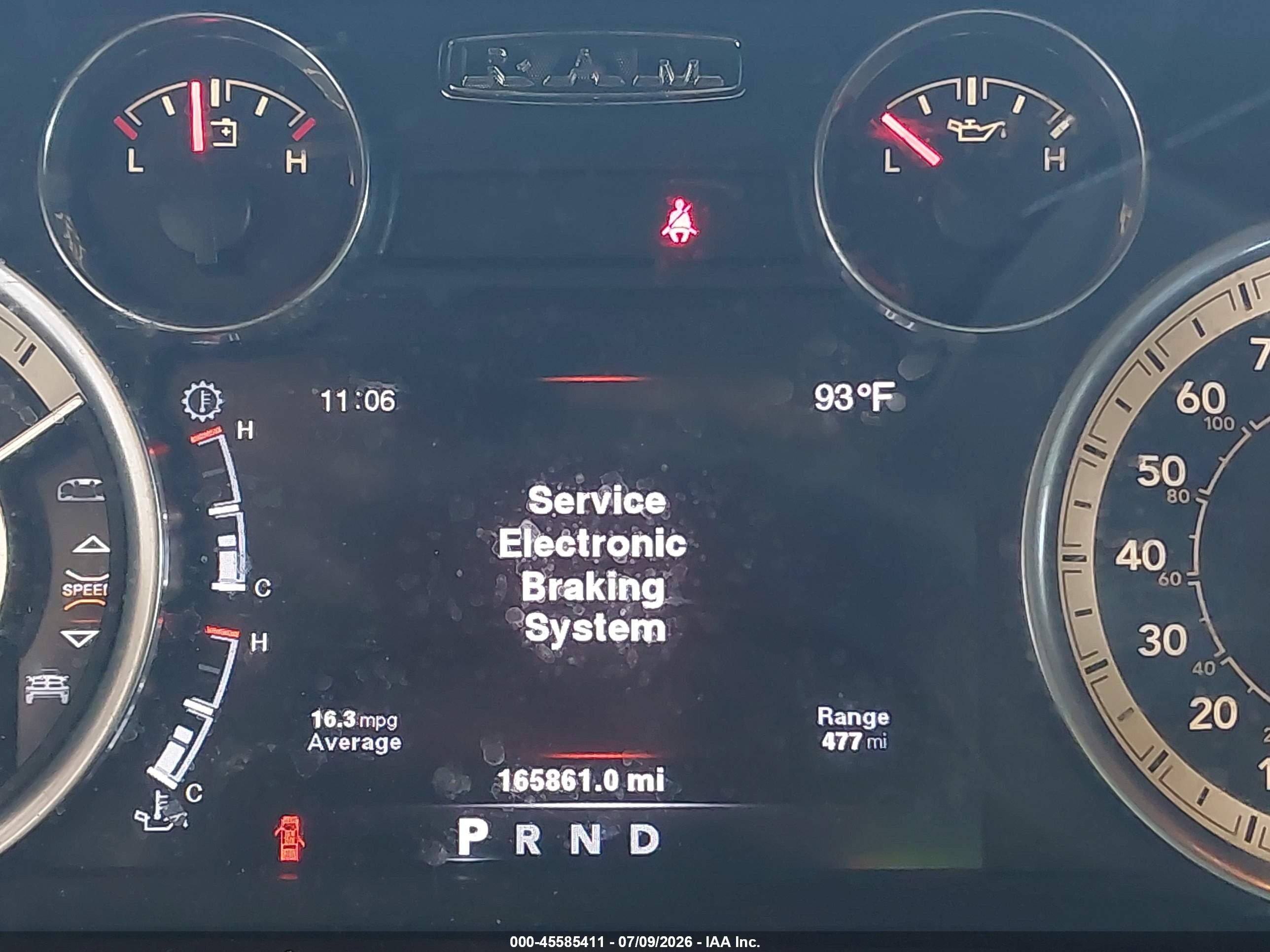 2014 Ram 1500 Outdoorsman Red vin: 1C6RR6LG9ES144724