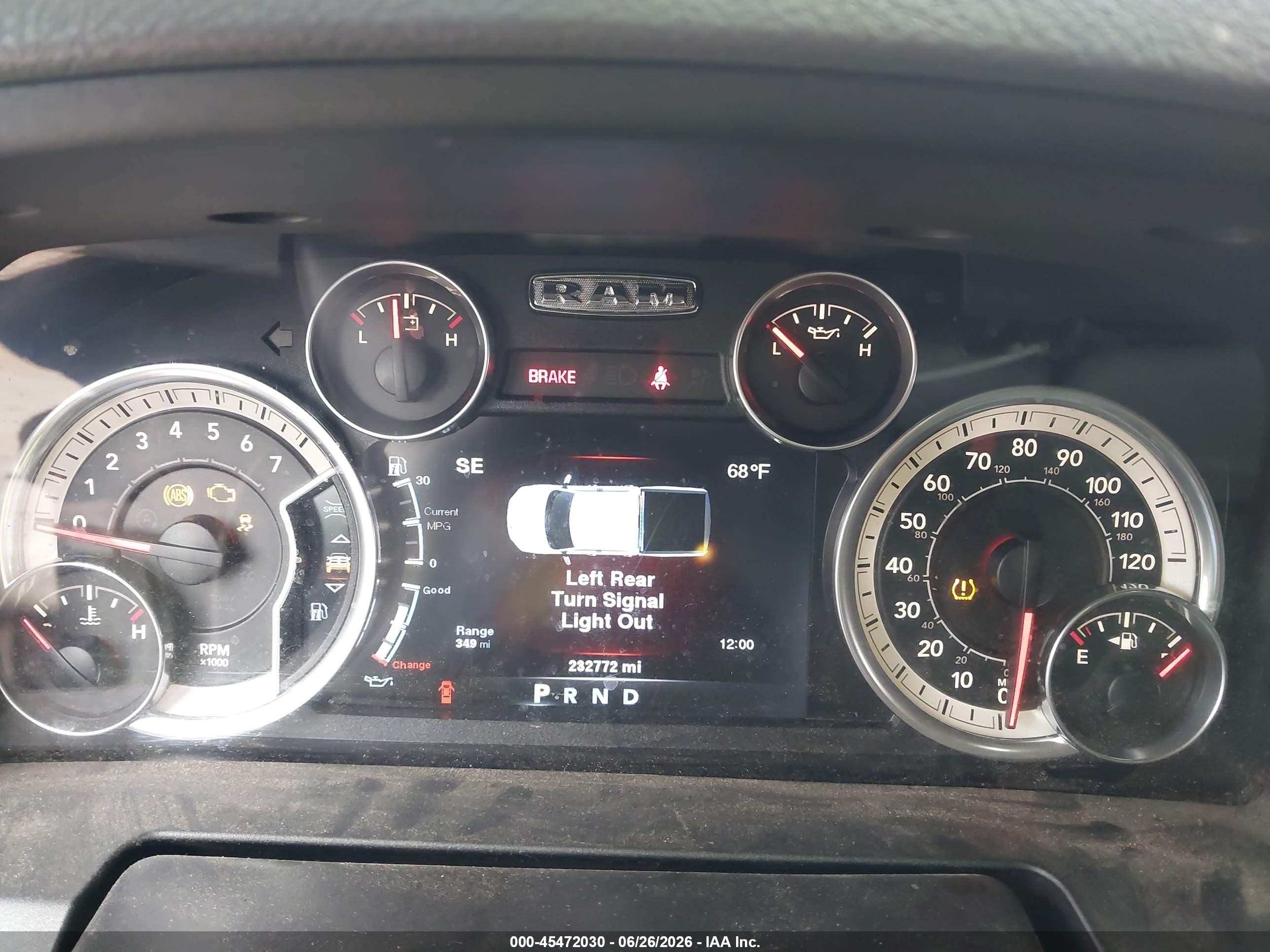 2014 Ram 1500 Big Horn Gray vin: 1C6RR6LGXES424183