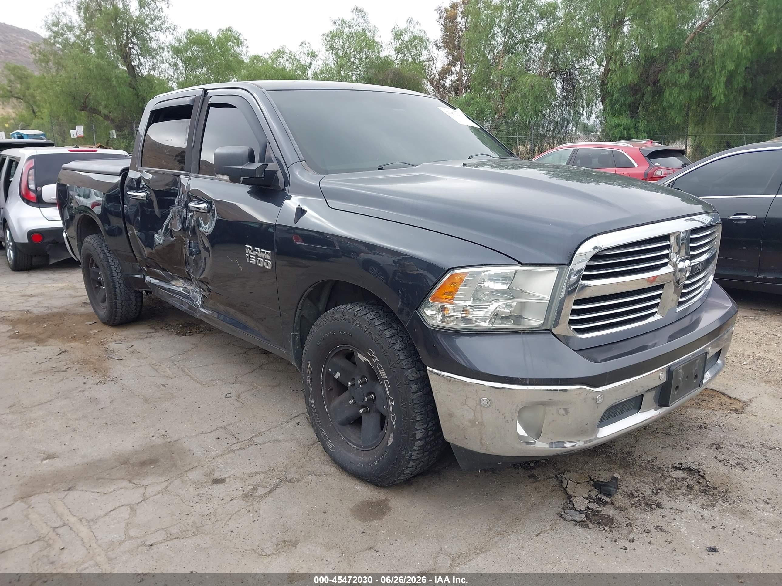 2014 Ram 1500 Big Horn Gray vin: 1C6RR6LGXES424183