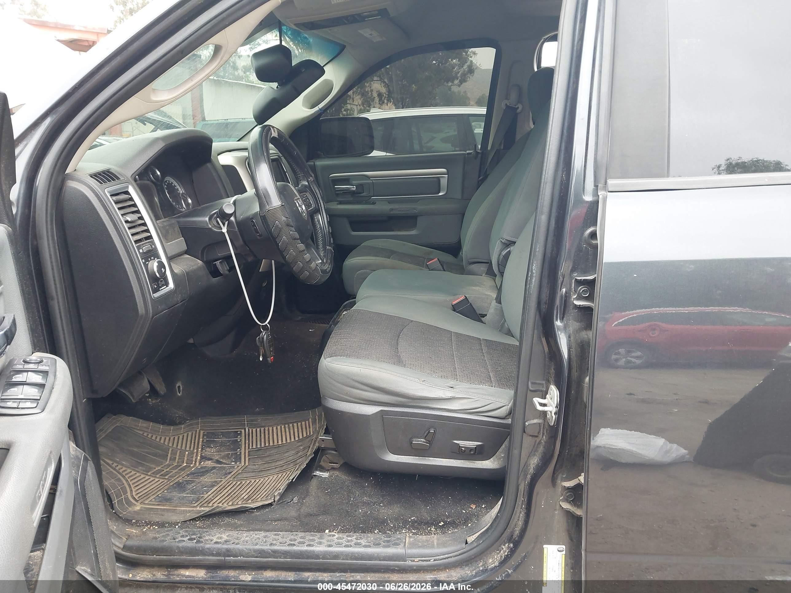 2014 Ram 1500 Big Horn Gray vin: 1C6RR6LGXES424183