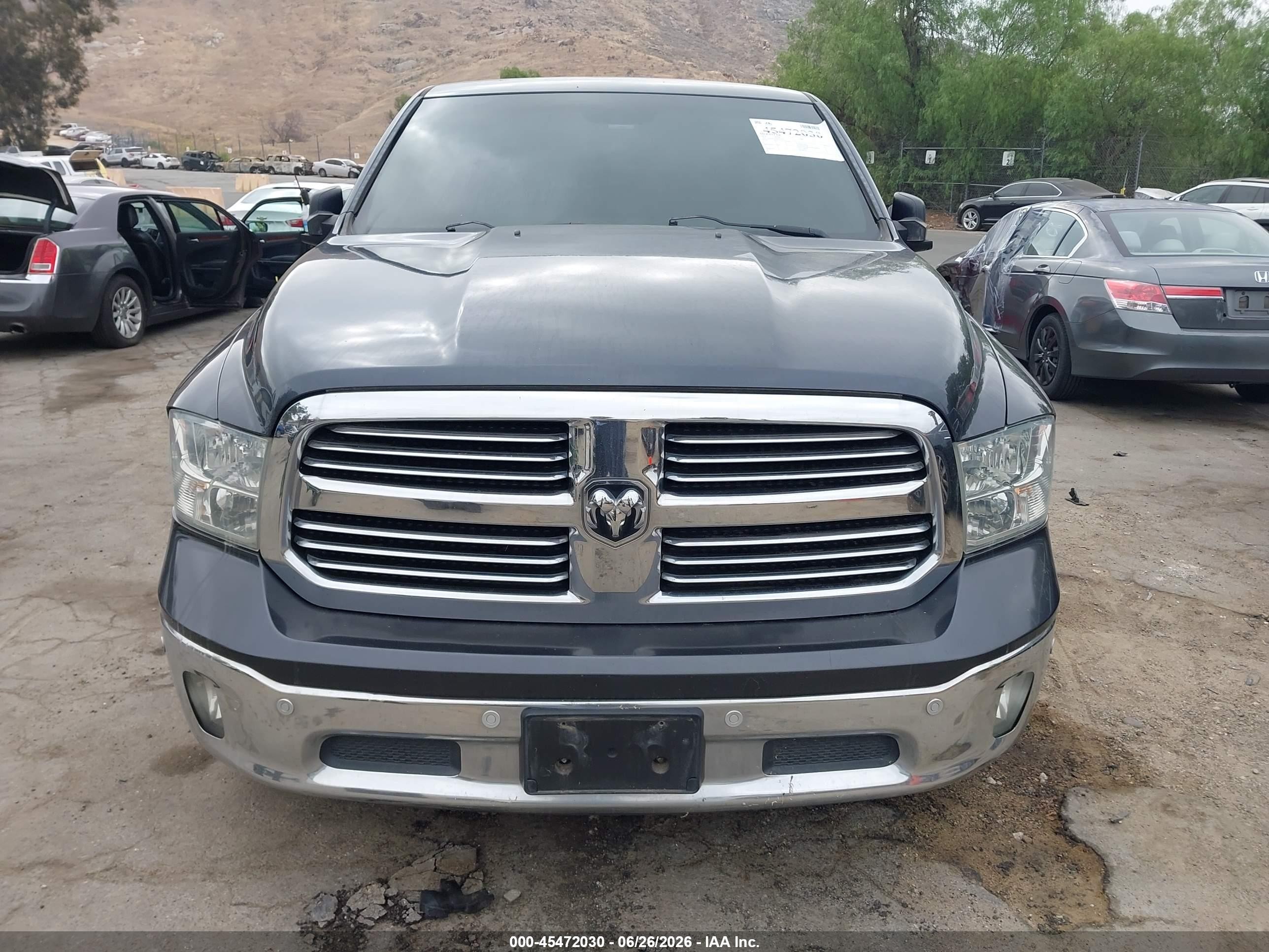 2014 Ram 1500 Big Horn Gray vin: 1C6RR6LGXES424183