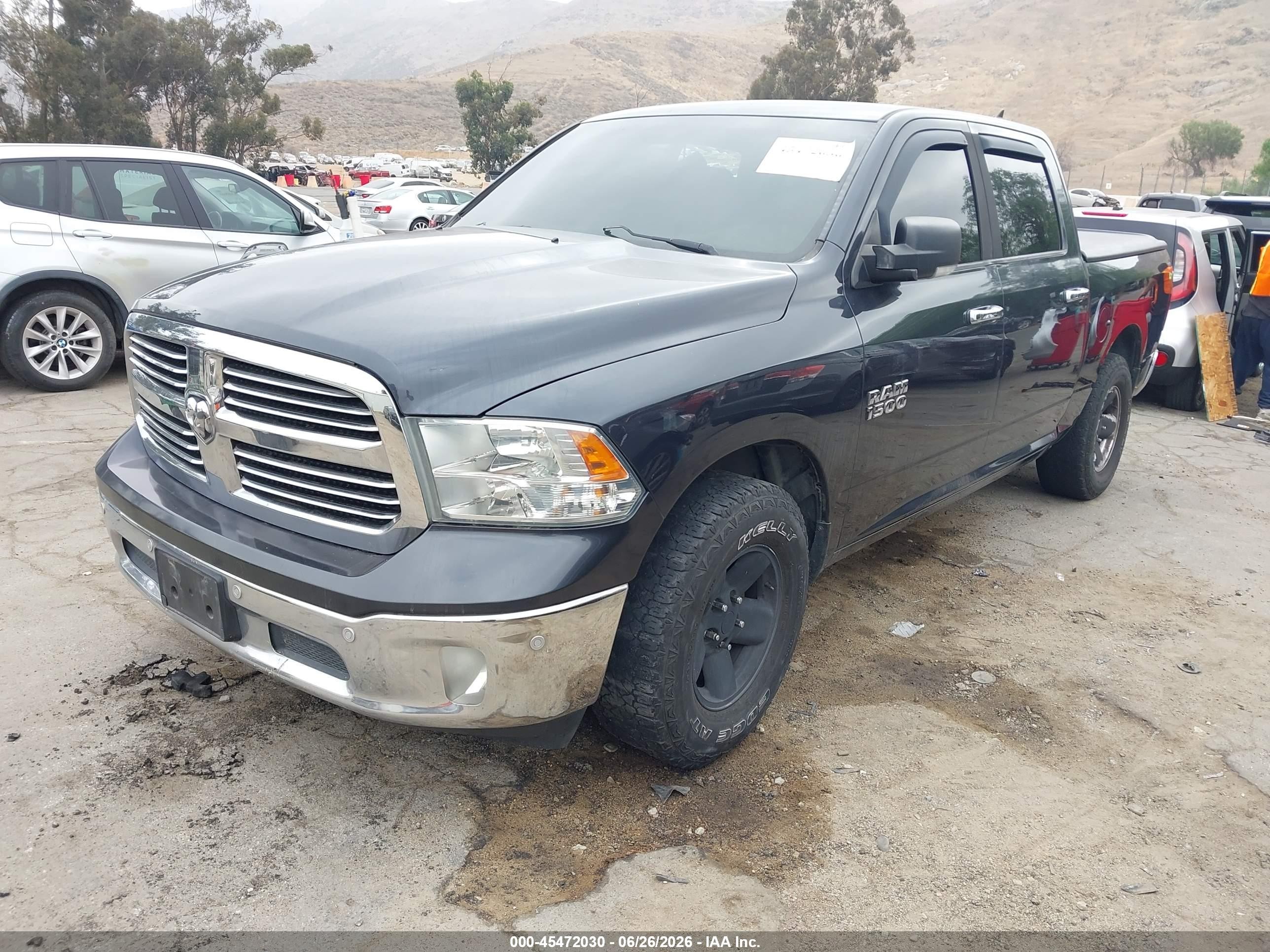 2014 Ram 1500 Big Horn Gray vin: 1C6RR6LGXES424183