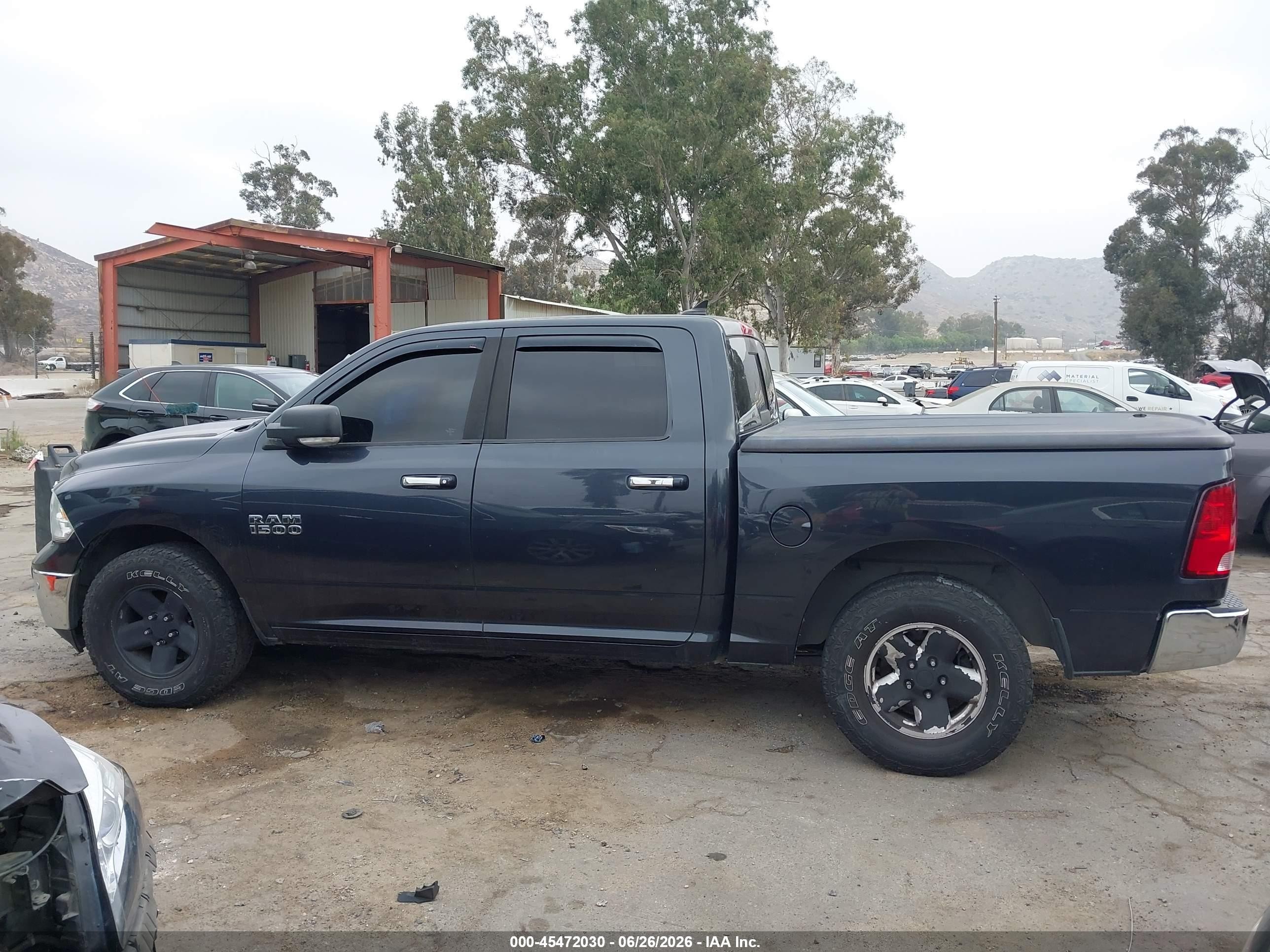 2014 Ram 1500 Big Horn Gray vin: 1C6RR6LGXES424183