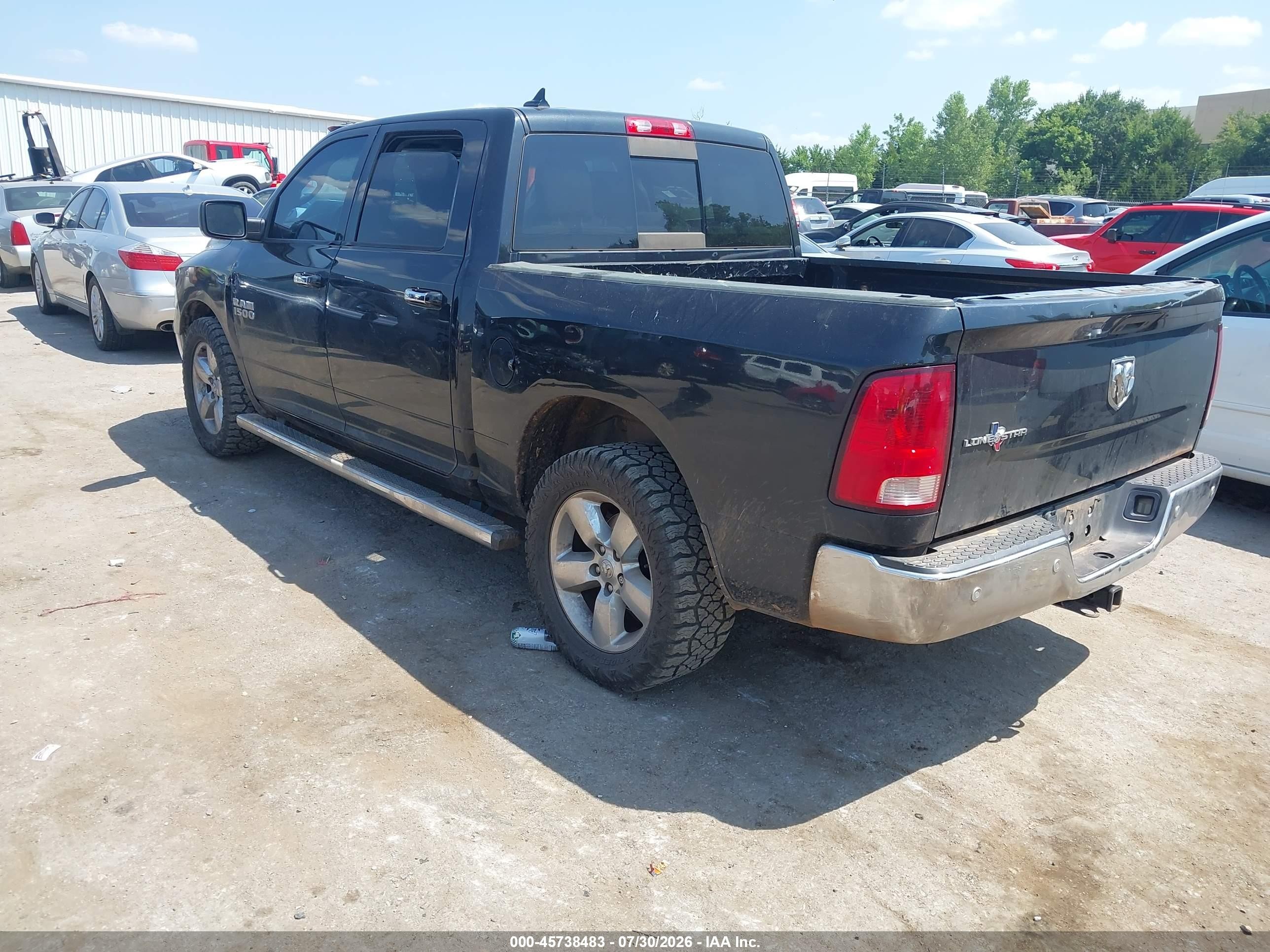 2016 Ram 1500 Slt Gray vin: 1C6RR6LGXGS403241
