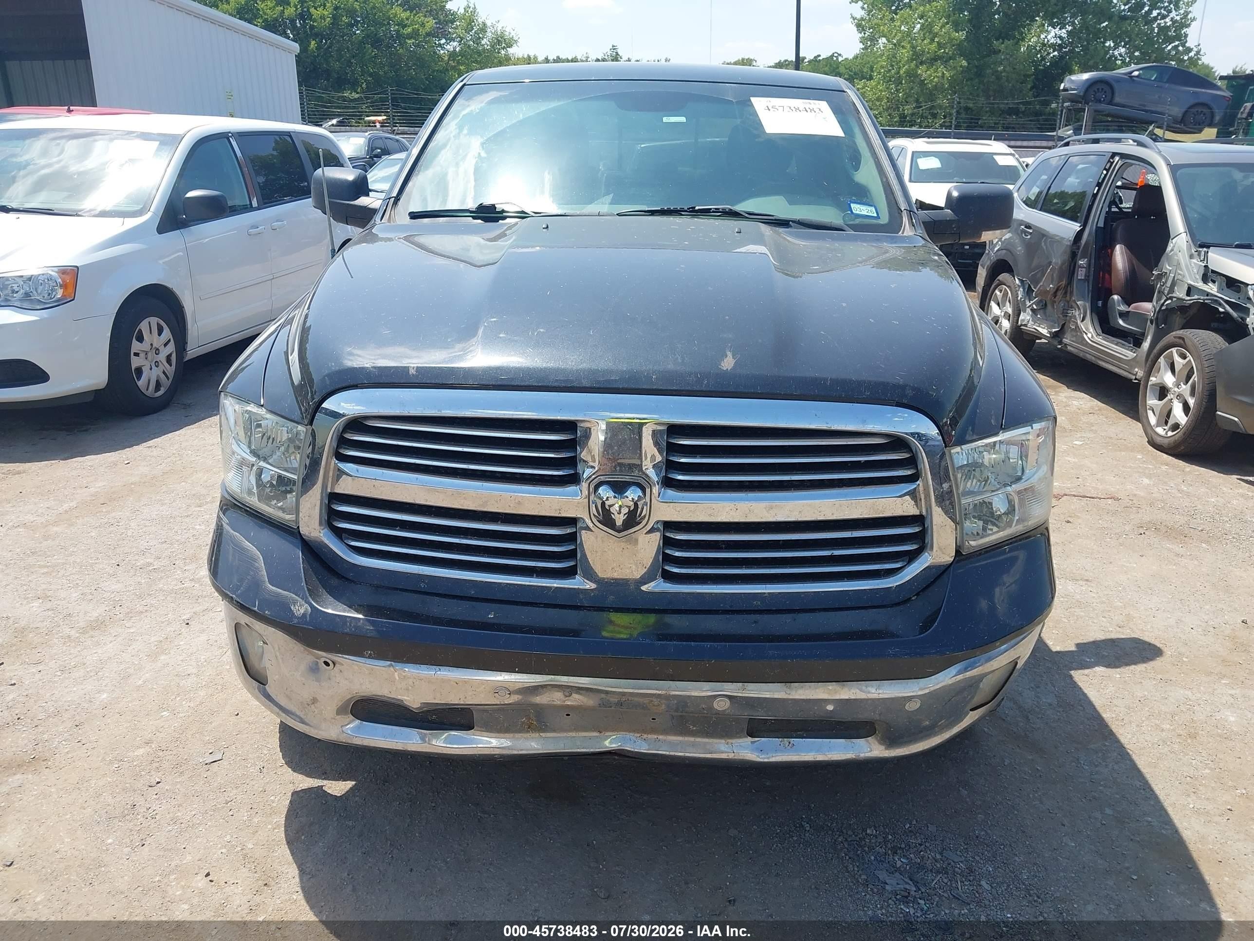 2016 Ram 1500 Slt Gray vin: 1C6RR6LGXGS403241