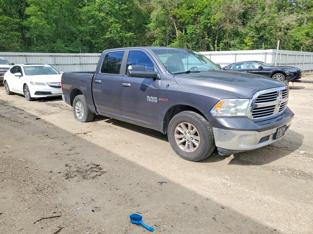 2015 Ram 1500 Slt Gray vin: 1C6RR6LM0FS500081