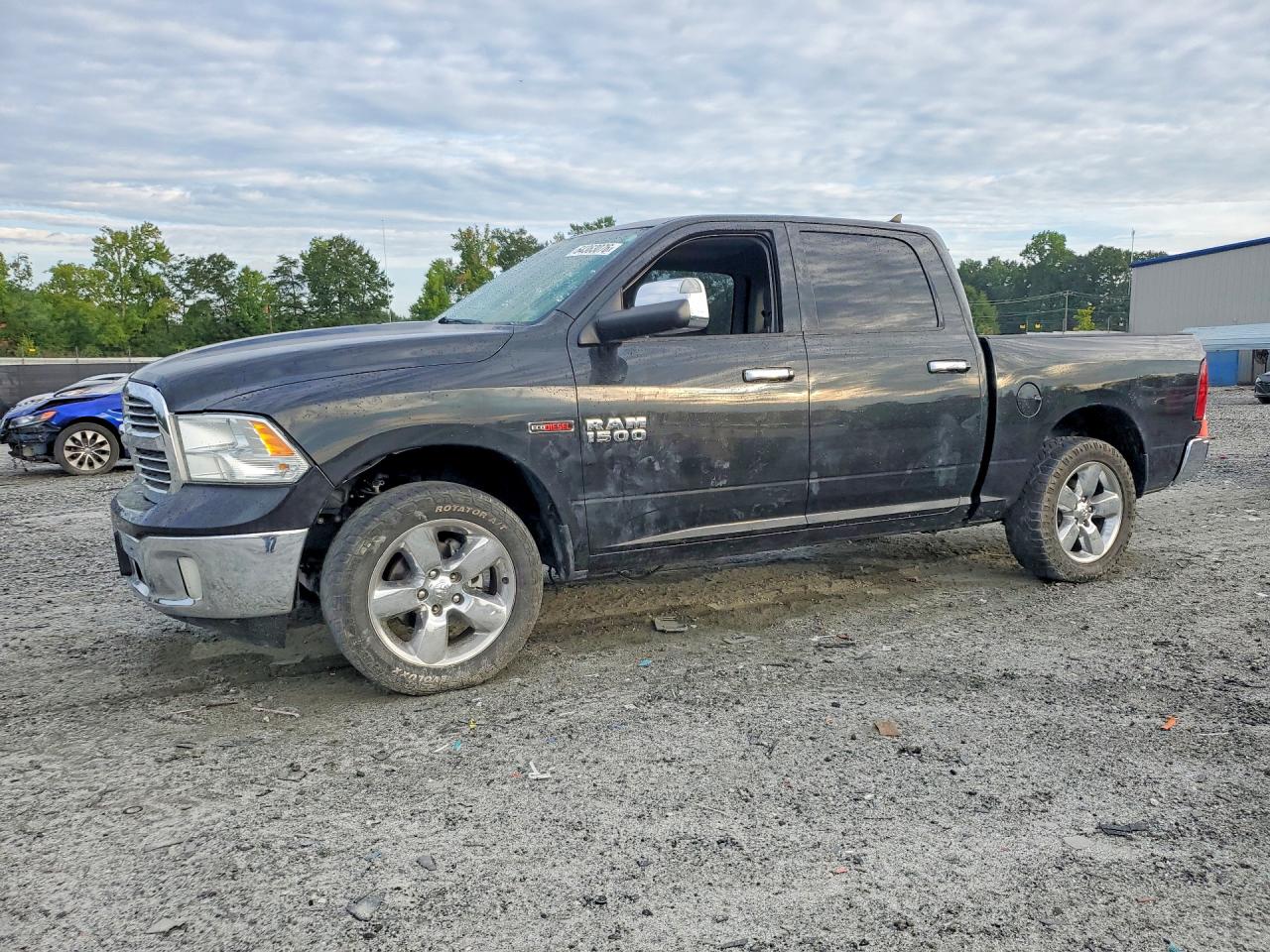 2015 Ram 1500 Slt Black vin: 1C6RR6LM0FS623234