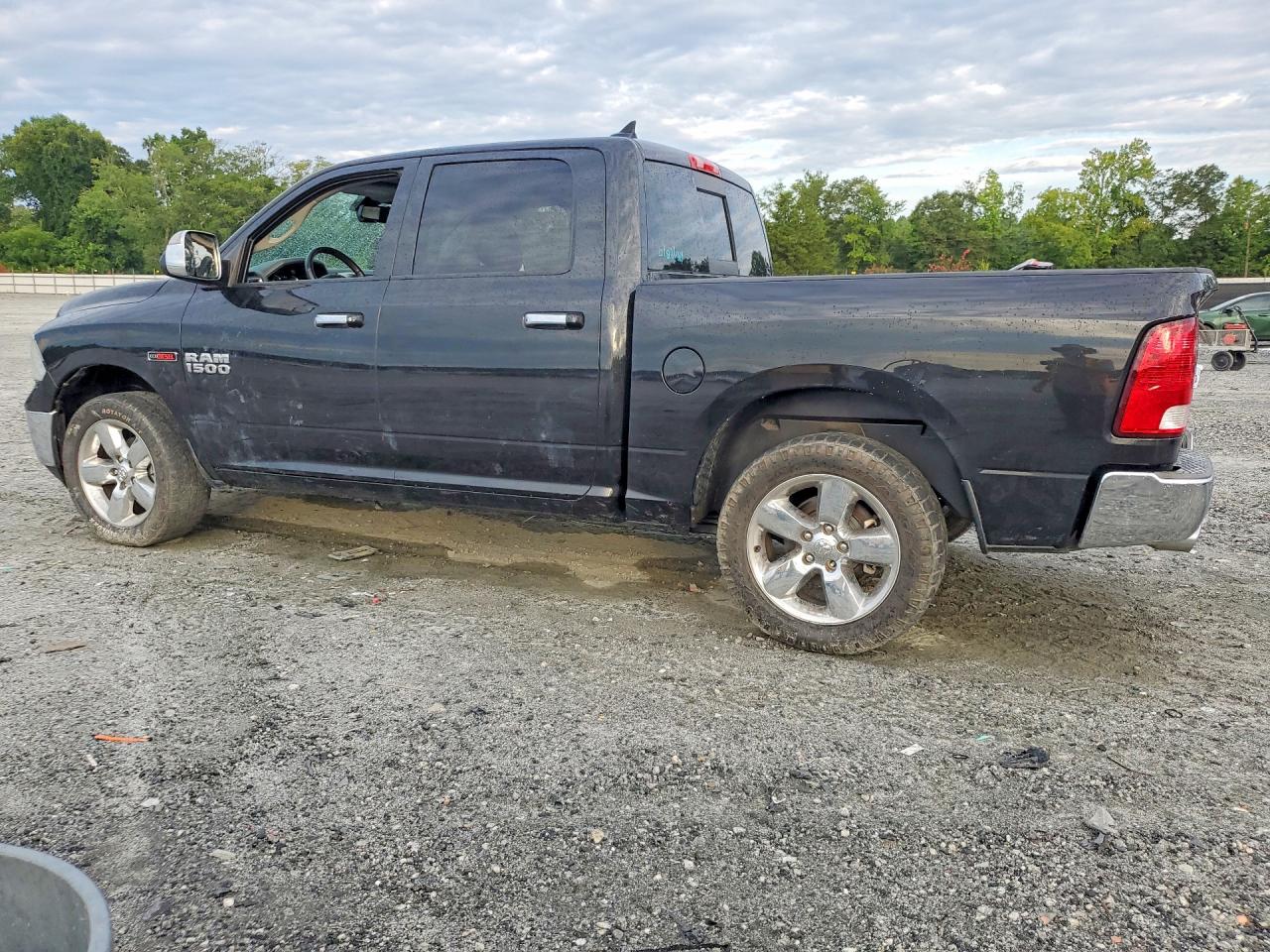 2015 Ram 1500 Slt Black vin: 1C6RR6LM0FS623234