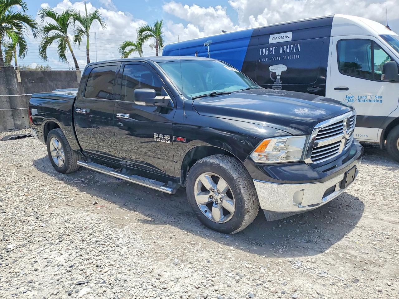 2015 Ram 1500 Slt Black vin: 1C6RR6LM1FS629141