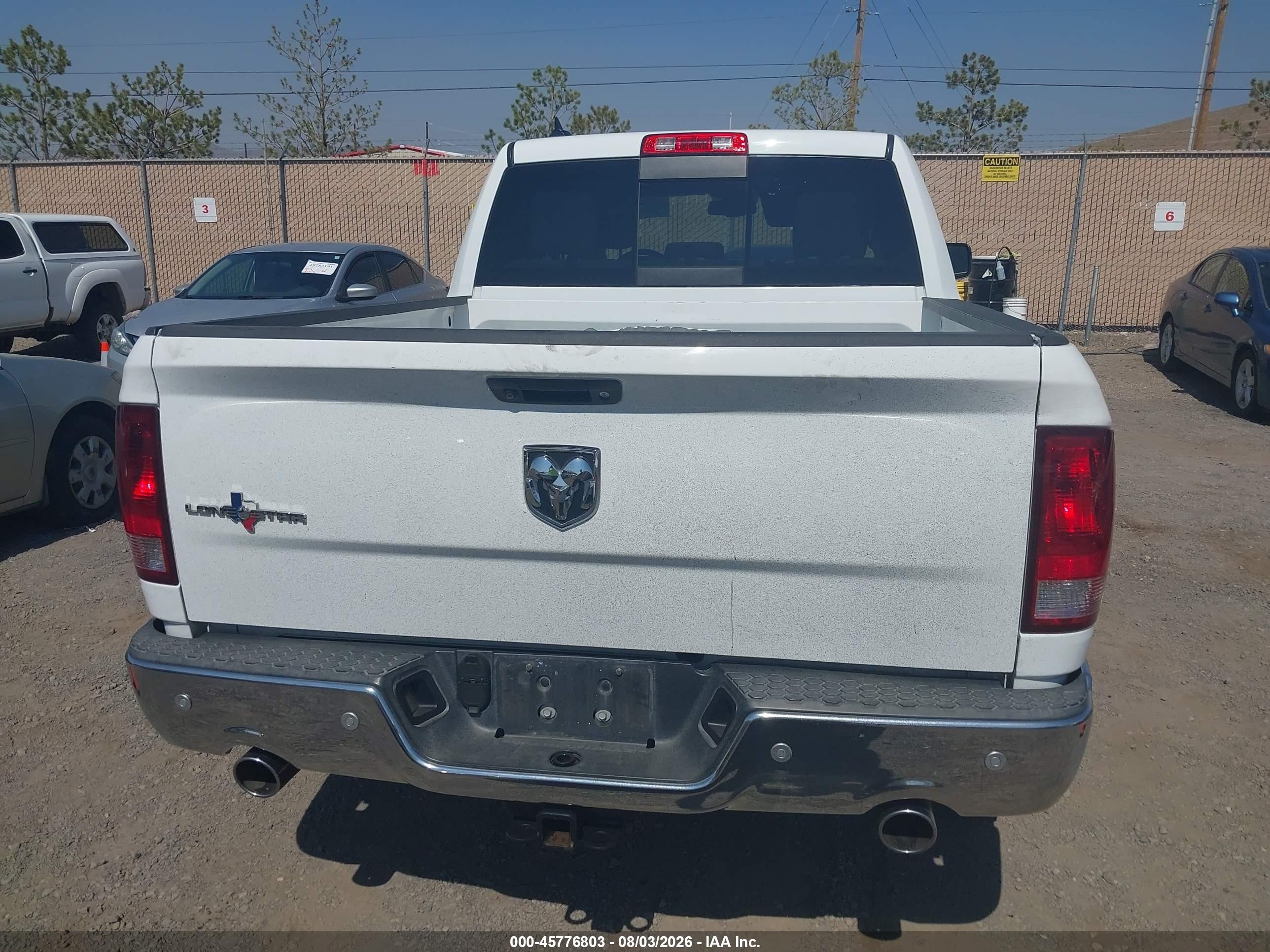 2015 Ram 1500 Lone Star White vin: 1C6RR6LM1FS640317