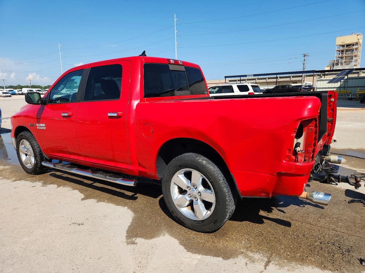2015 Ram 1500 Slt Red vin: 1C6RR6LM2FS607827