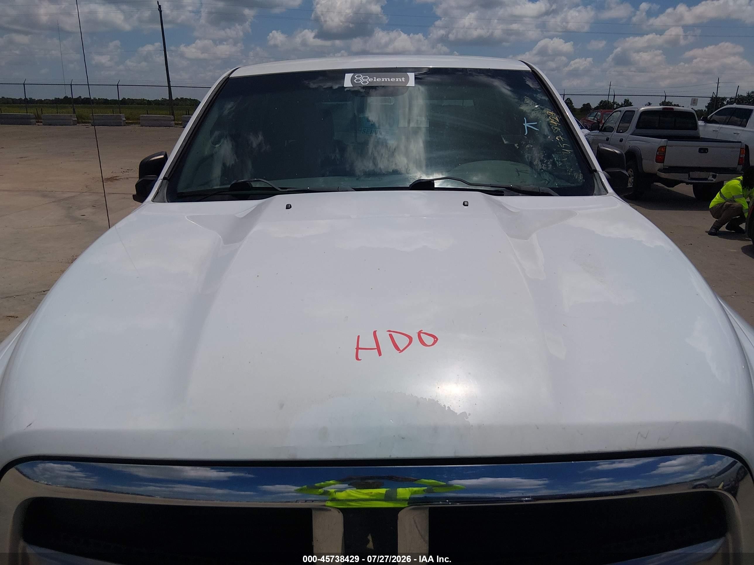 2015 Ram 1500 Lone Star White vin: 1C6RR6LM2FS613143