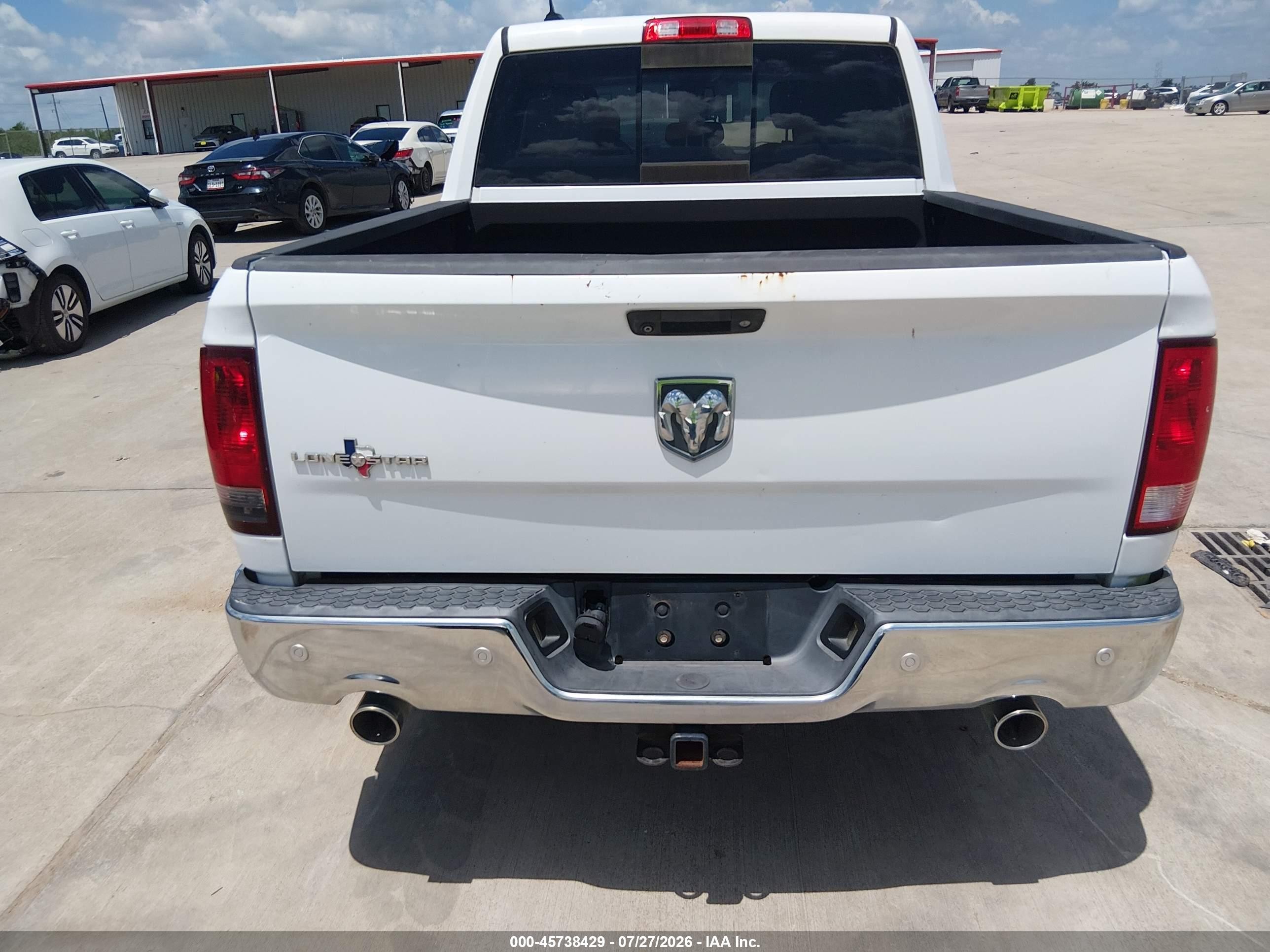 2015 Ram 1500 Lone Star White vin: 1C6RR6LM2FS613143