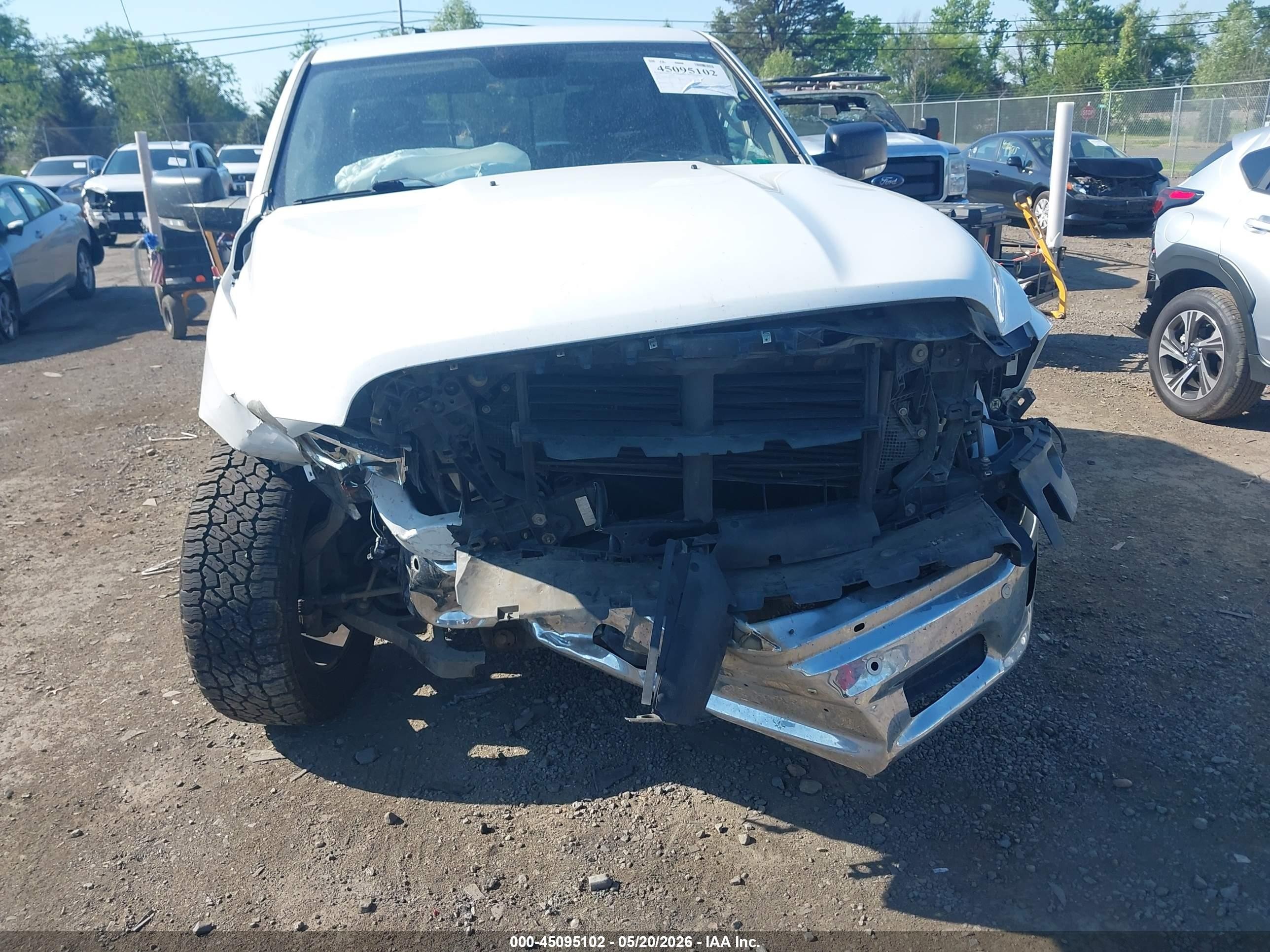 2015 Ram 1500 Lone Star White vin: 1C6RR6LM2FS629472
