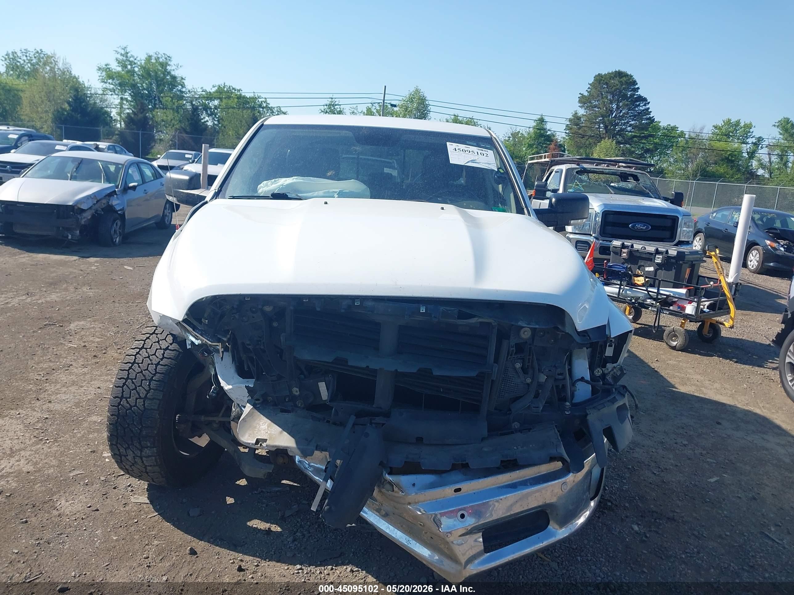 2015 Ram 1500 Lone Star White vin: 1C6RR6LM2FS629472