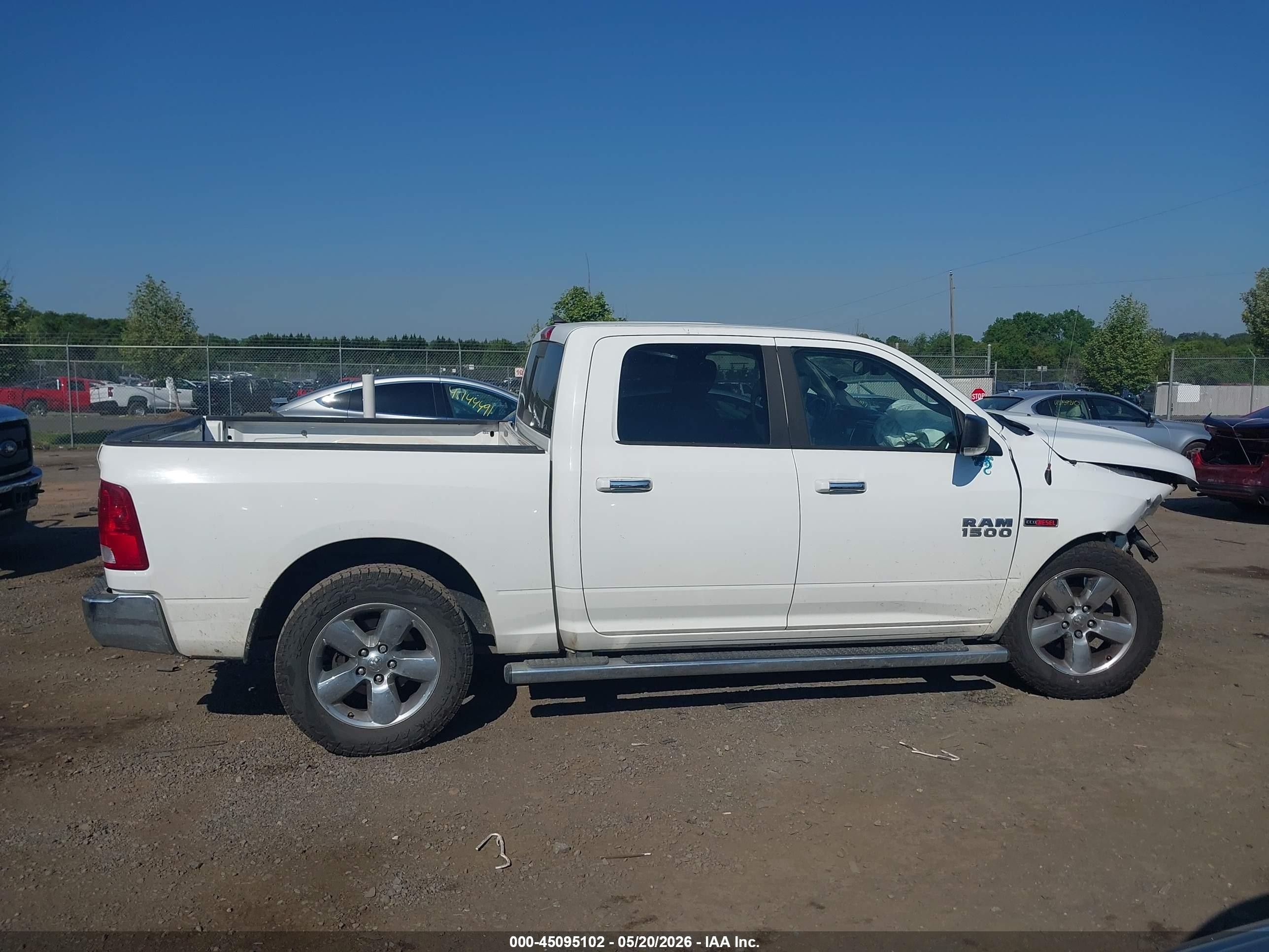 2015 Ram 1500 Lone Star White vin: 1C6RR6LM2FS629472