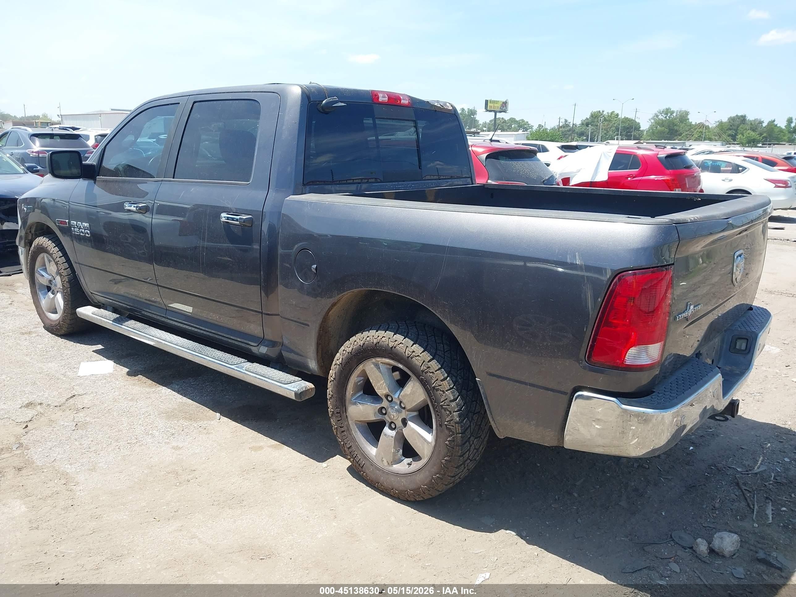 2015 Ram 1500 Lone Star Gray vin: 1C6RR6LM3FS715177
