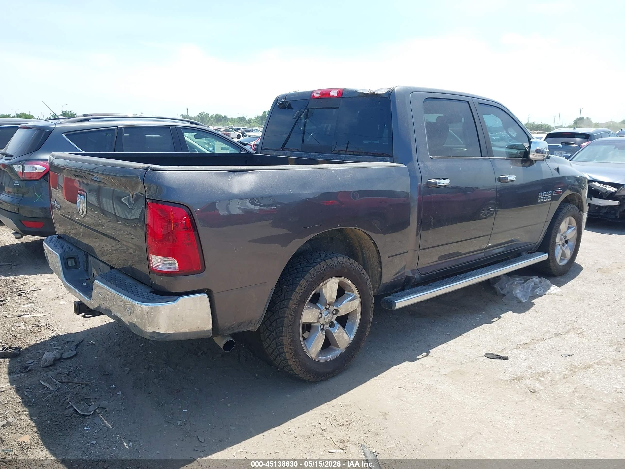 2015 Ram 1500 Lone Star Gray vin: 1C6RR6LM3FS715177