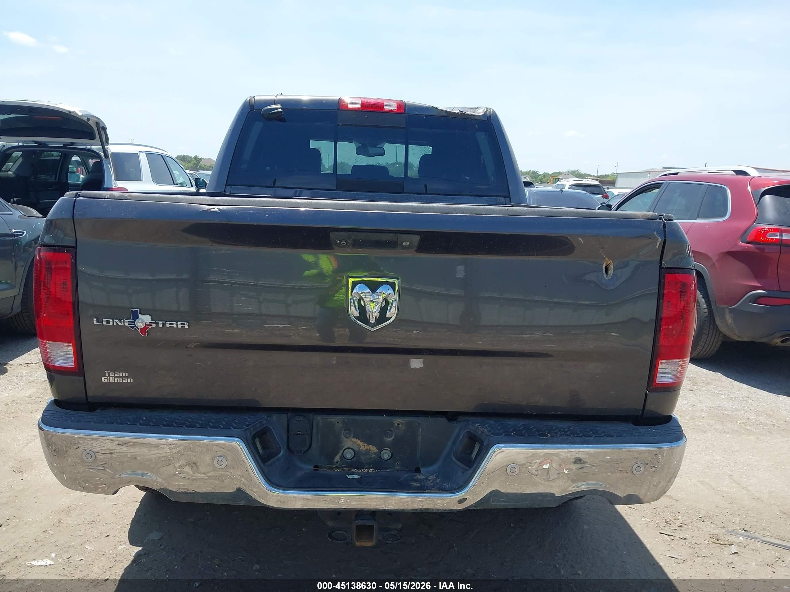 2015 Ram 1500 Lone Star Gray vin: 1C6RR6LM3FS715177