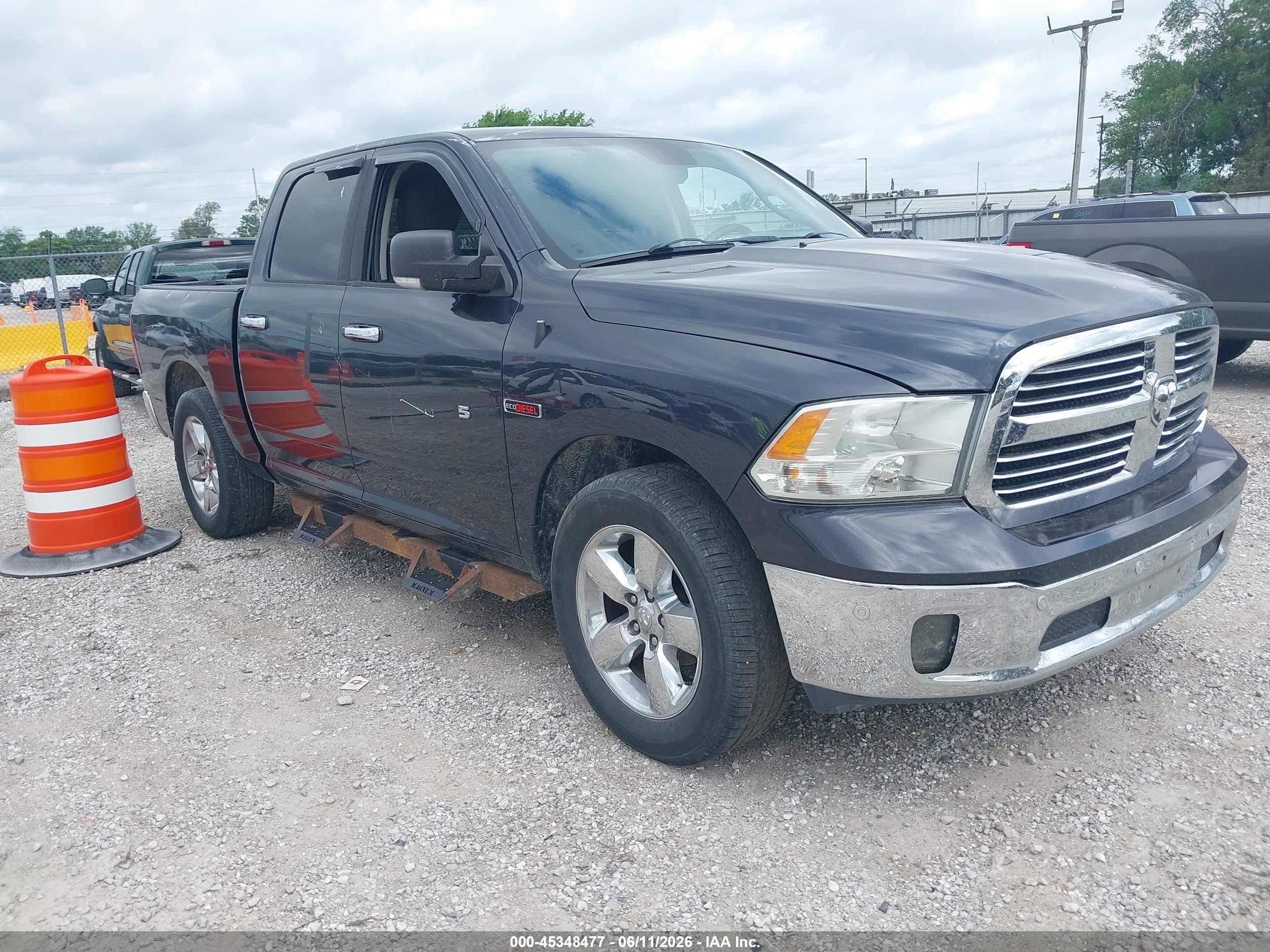 2015 Ram 1500 Big Horn Gray vin: 1C6RR6LM7FS505956