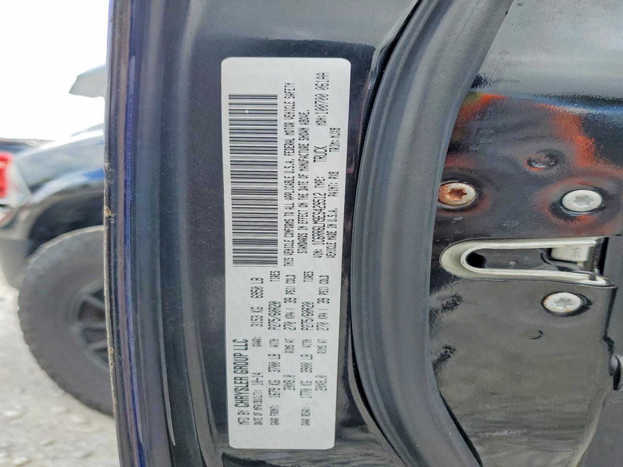 2014 Ram 1500 Slt Black vin: 1C6RR6LM9ES429512