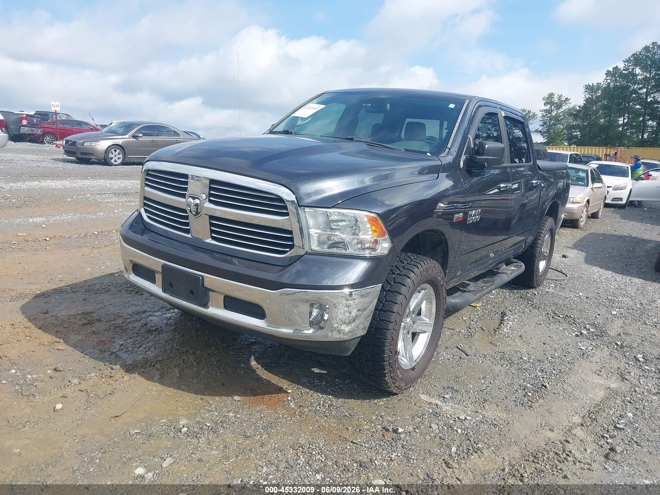 2014 Ram 1500 Big Horn Gray vin: 1C6RR6LT0ES160923