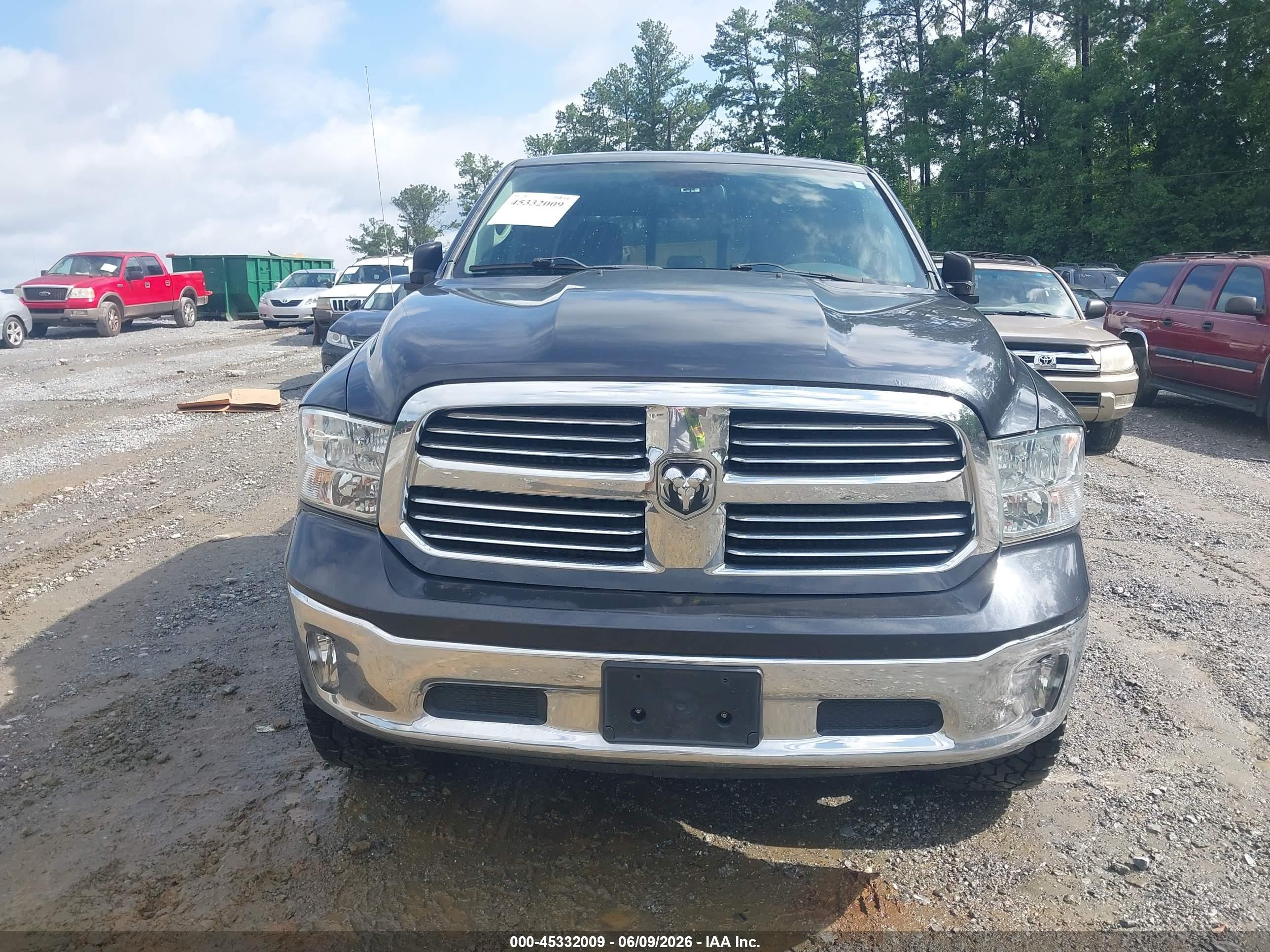 2014 Ram 1500 Big Horn Gray vin: 1C6RR6LT0ES160923