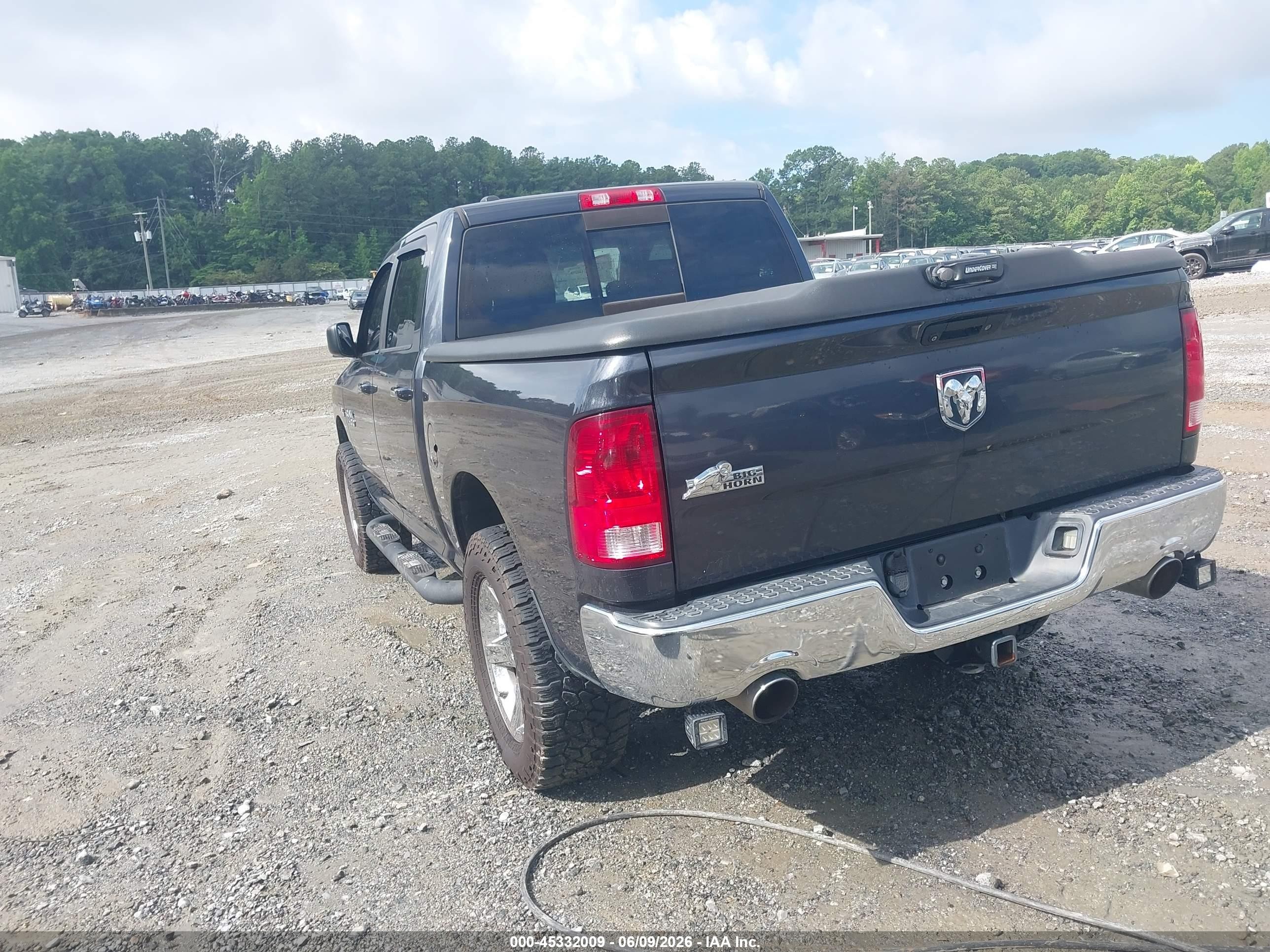 2014 Ram 1500 Big Horn Gray vin: 1C6RR6LT0ES160923