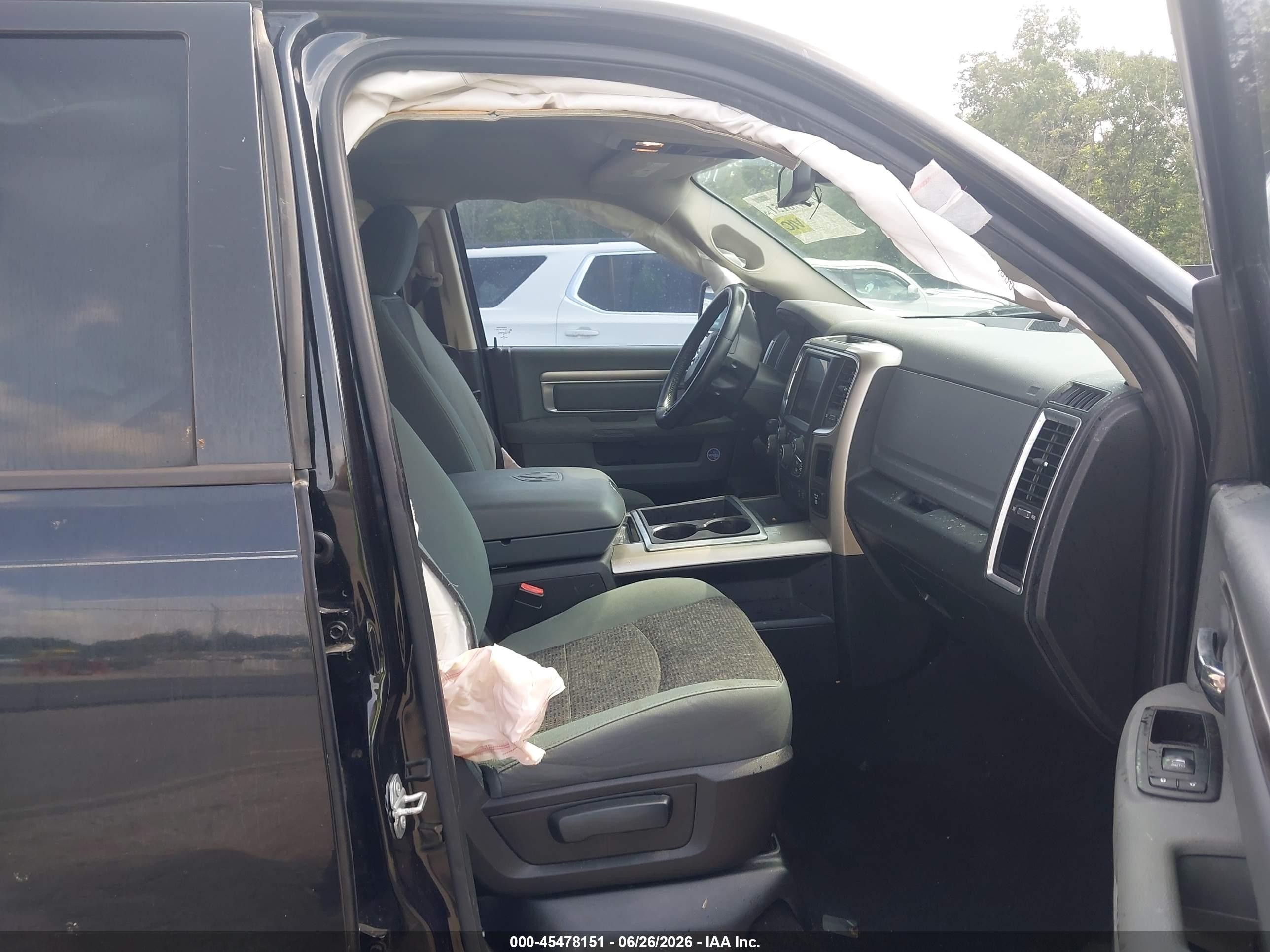 2015 Ram 1500 Big Horn Black vin: 1C6RR6LT0FS676717