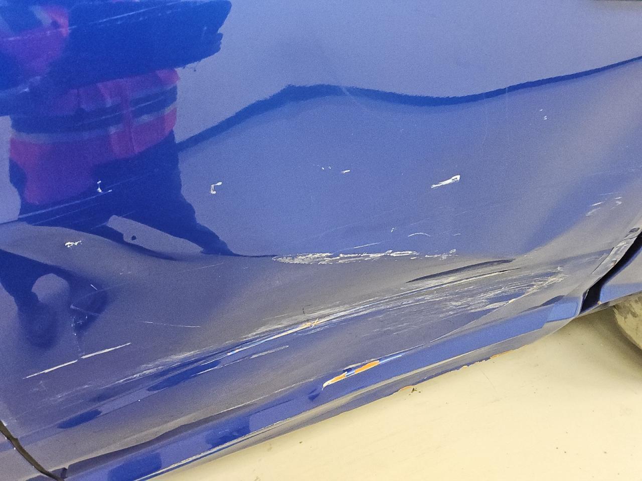 2018 Ram 1500 Slt Blue vin: 1C6RR6LT0JS334130 Damage: Left Rear Door, Broken, Replacement Required