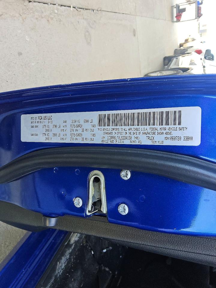 2018 Ram 1500 Slt Blue vin: 1C6RR6LT0JS334130
