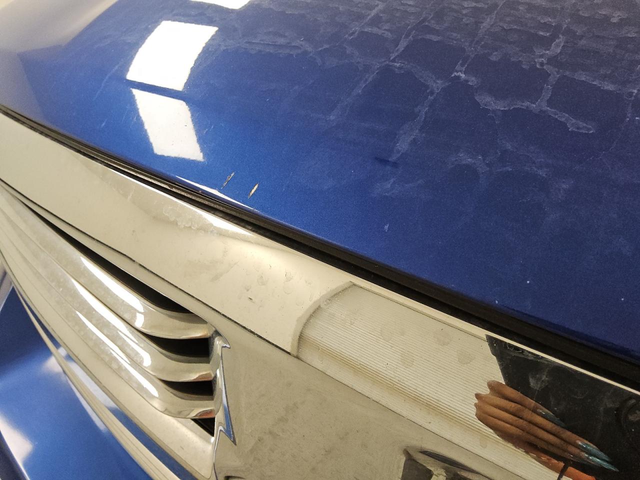 2018 Ram 1500 Slt Blue vin: 1C6RR6LT0JS334130 Damage: Hood, Chipped, 4