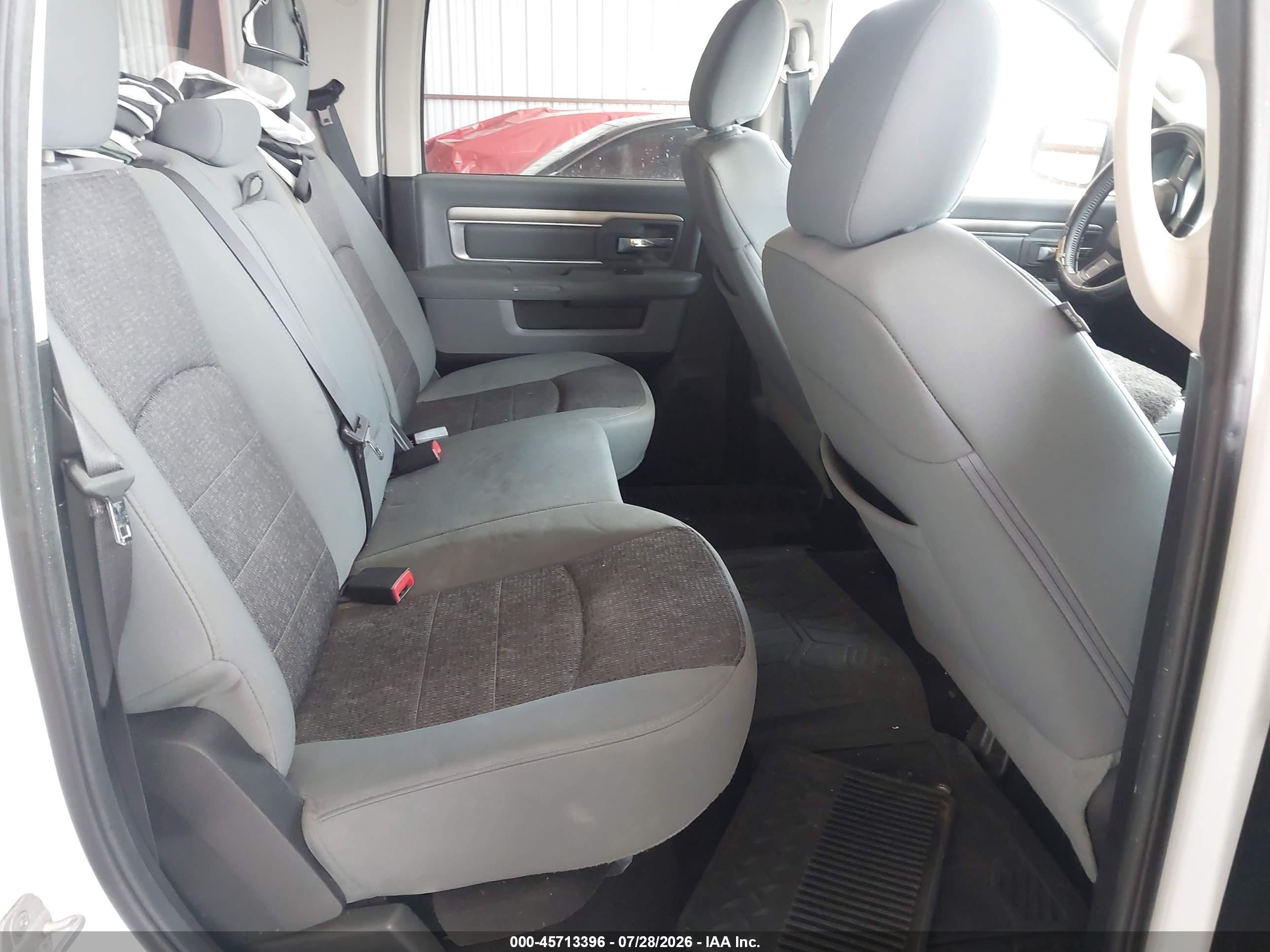 2013 Ram 1500 Big Horn White vin: 1C6RR6LT1DS519467