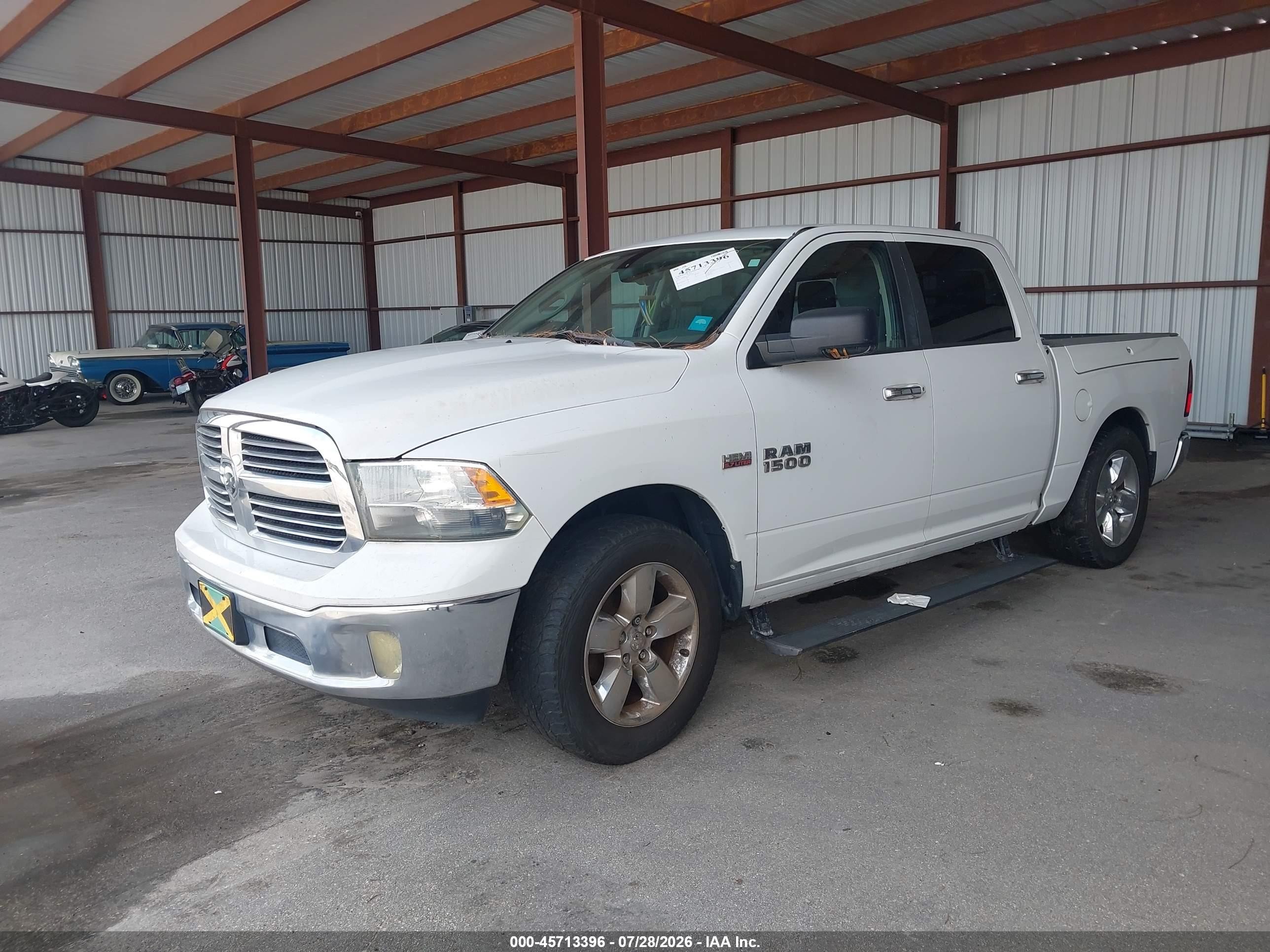 2013 Ram 1500 Big Horn White vin: 1C6RR6LT1DS519467