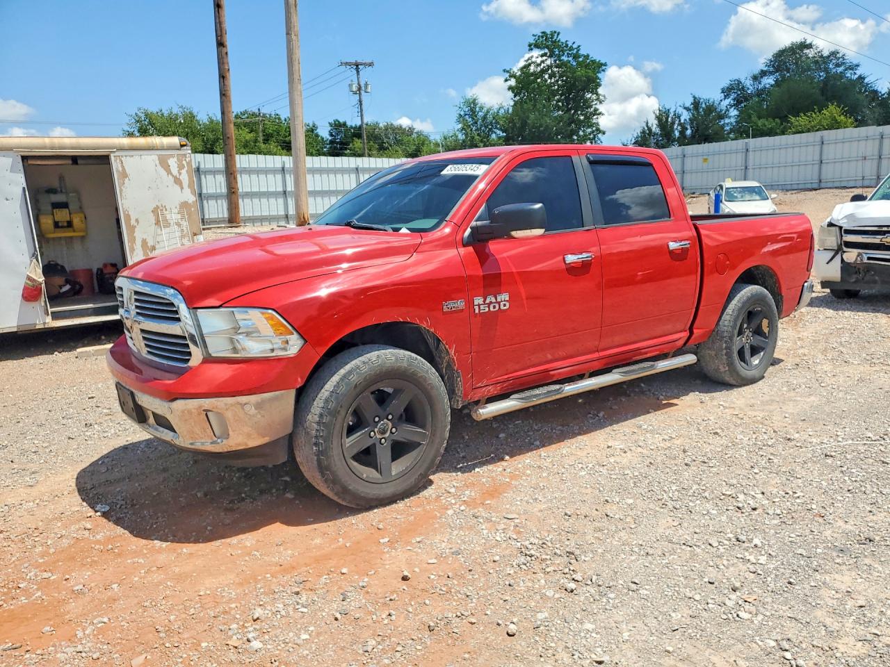 2014 Ram 1500 Big Horn Red vin: 1C6RR6LT1ES398473