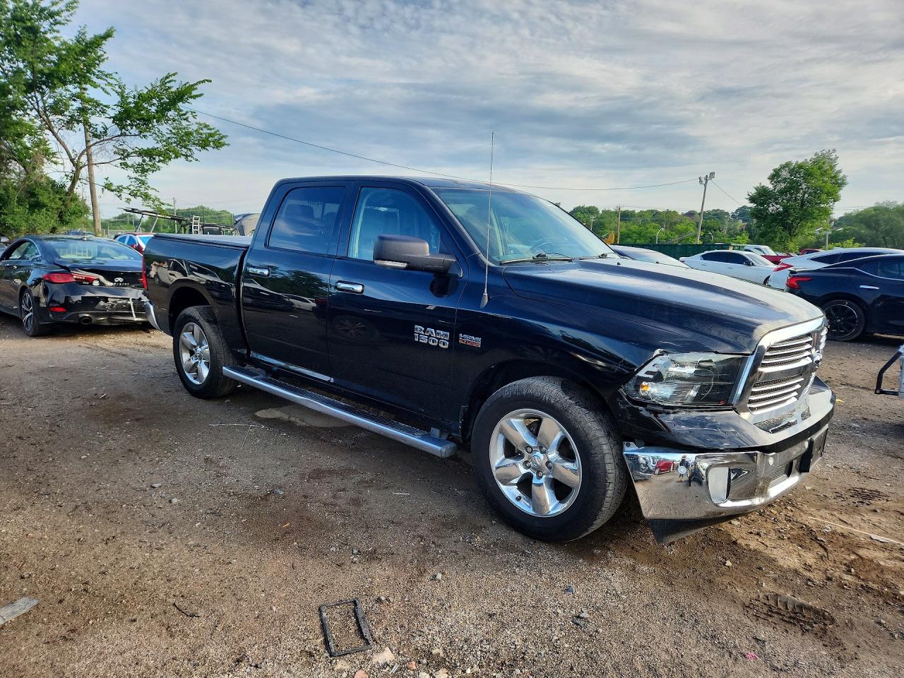 2015 Ram 1500 Slt Black vin: 1C6RR6LT1FS554481