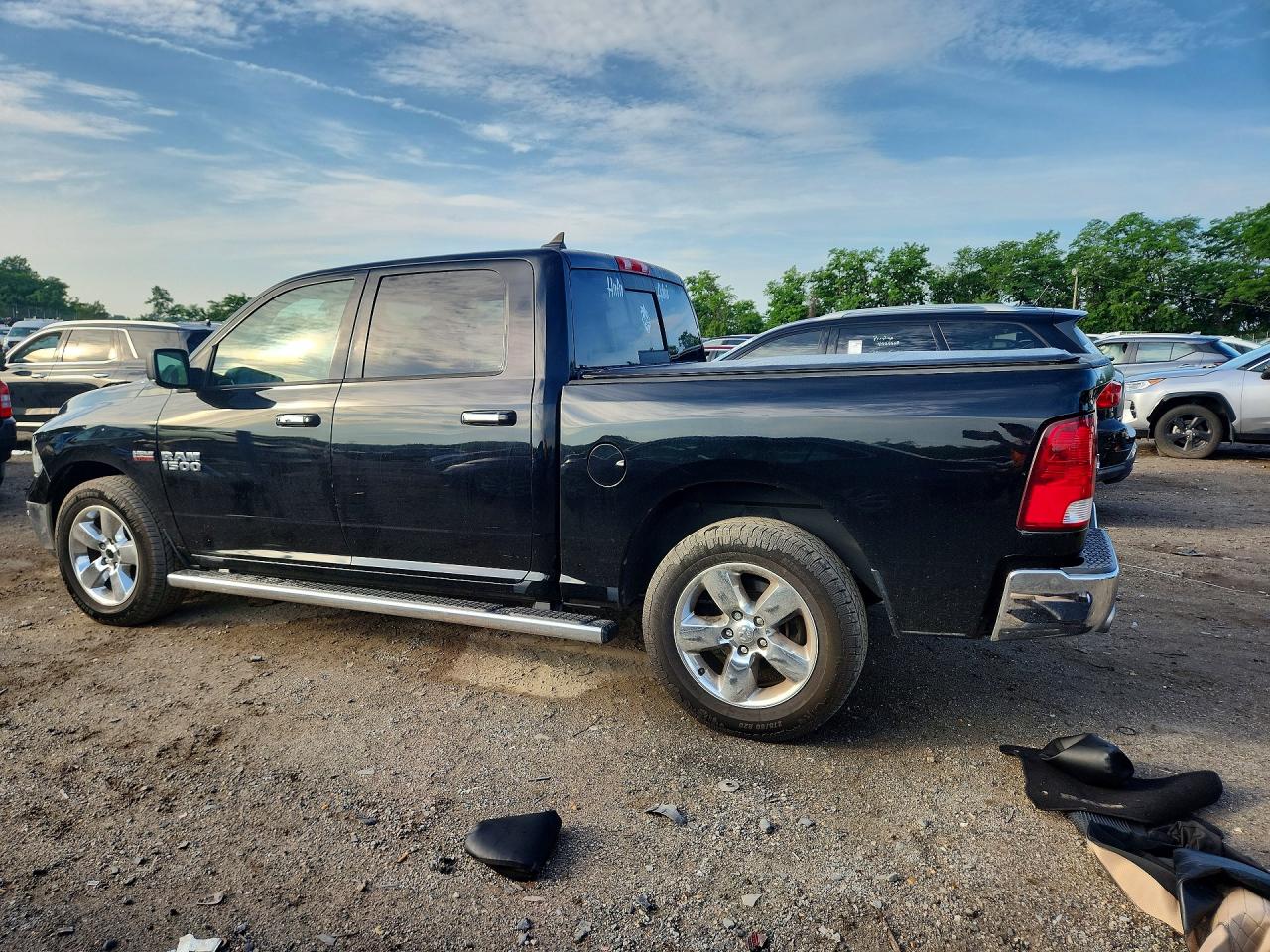 2015 Ram 1500 Slt Black vin: 1C6RR6LT1FS554481