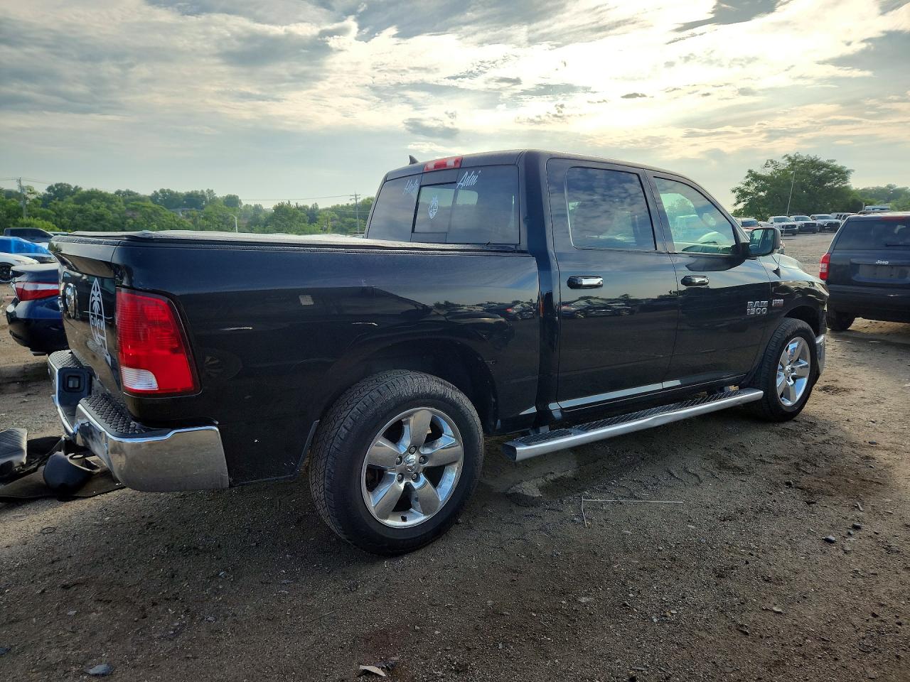 2015 Ram 1500 Slt Black vin: 1C6RR6LT1FS554481