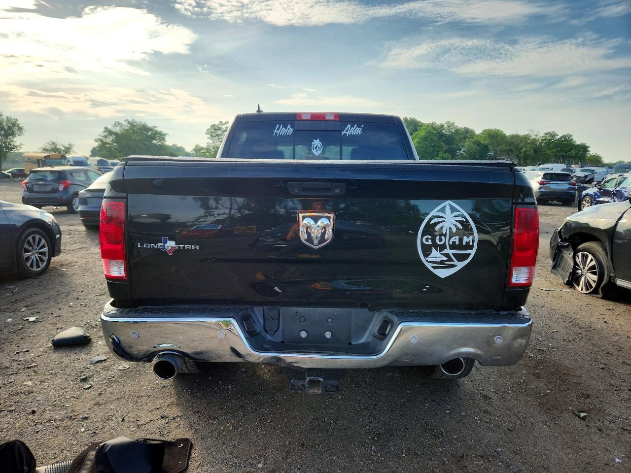 2015 Ram 1500 Slt Black vin: 1C6RR6LT1FS554481