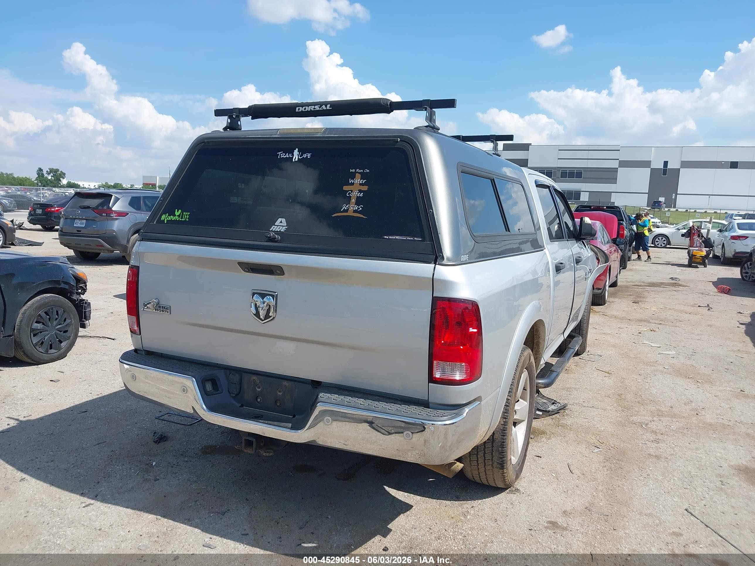 2015 Ram 1500 Outdoorsman Gray vin: 1C6RR6LT1FS639353