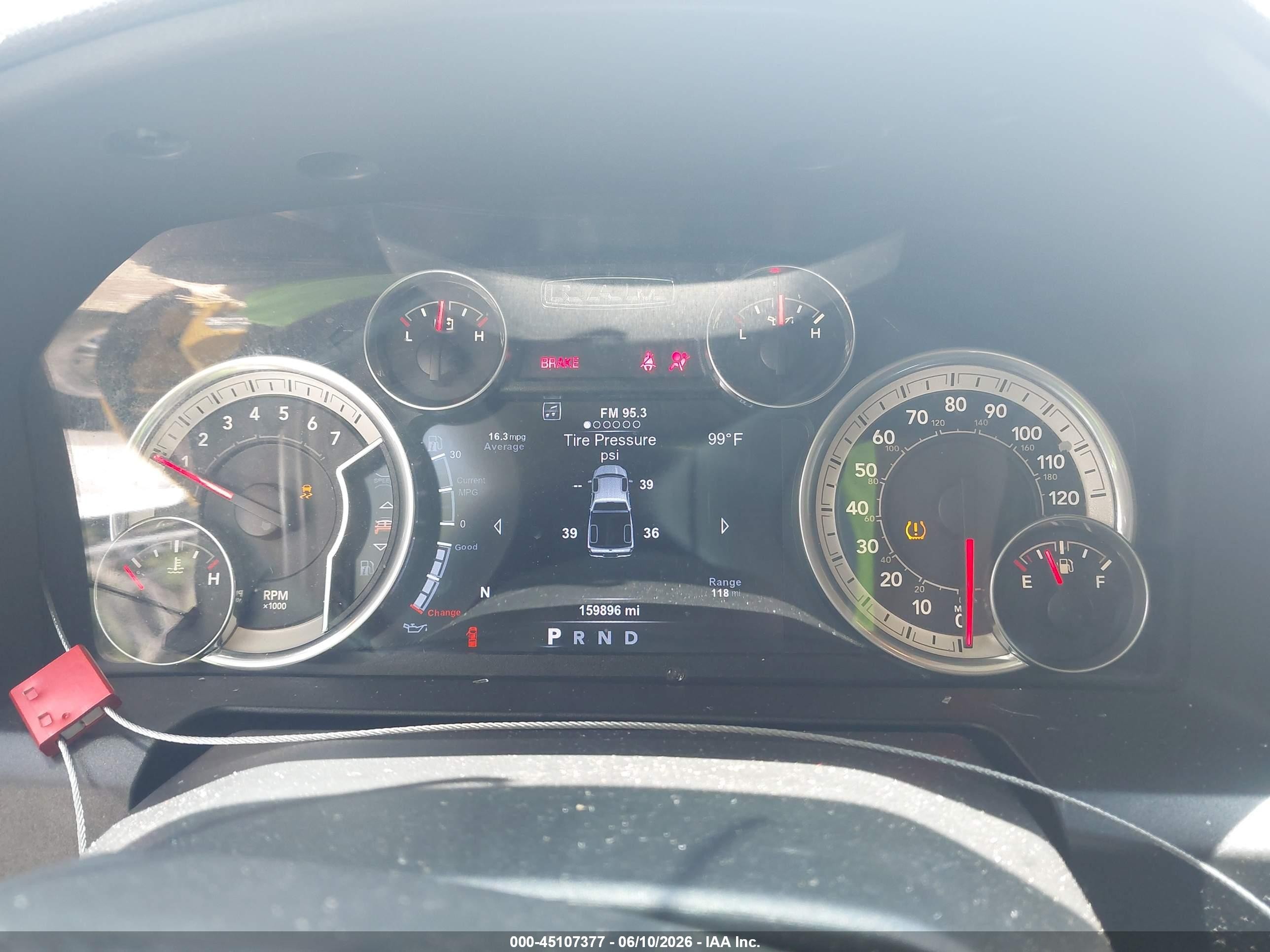 2015 Ram 1500 Big Horn Желтый vin: 1C6RR6LT1FS658548