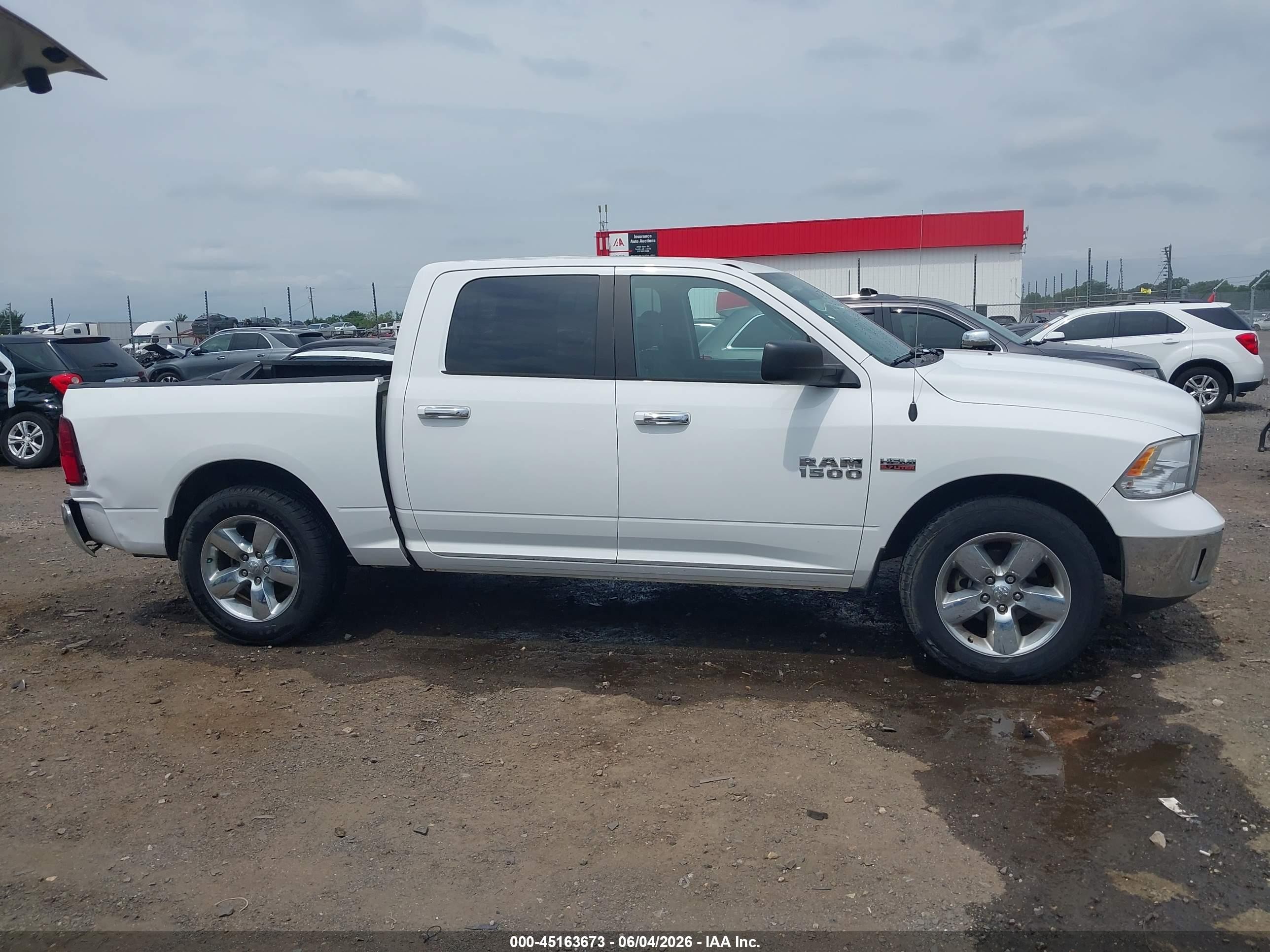 2015 Ram 1500 Big Horn White vin: 1C6RR6LT1FS677228