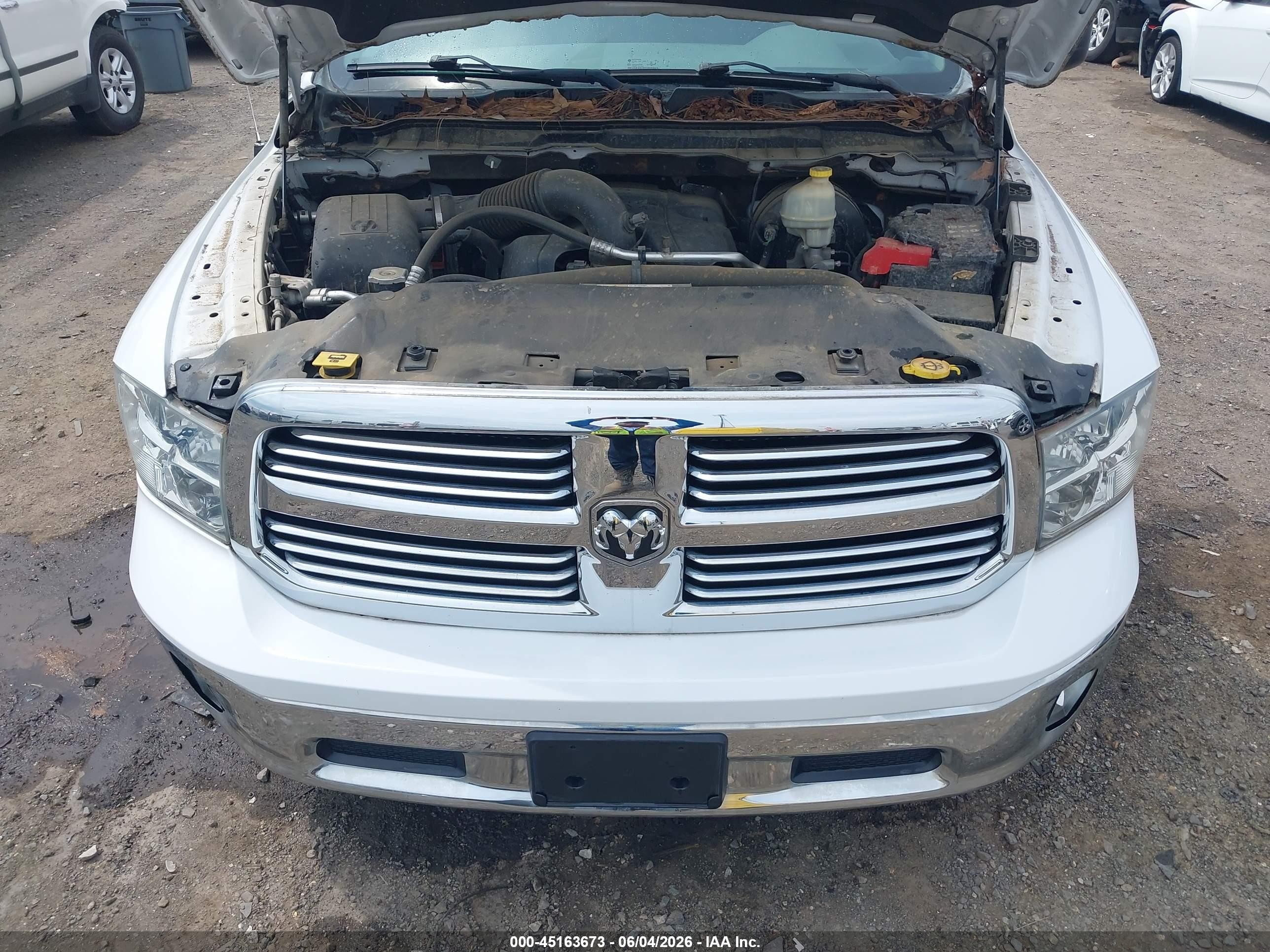 2015 Ram 1500 Big Horn White vin: 1C6RR6LT1FS677228