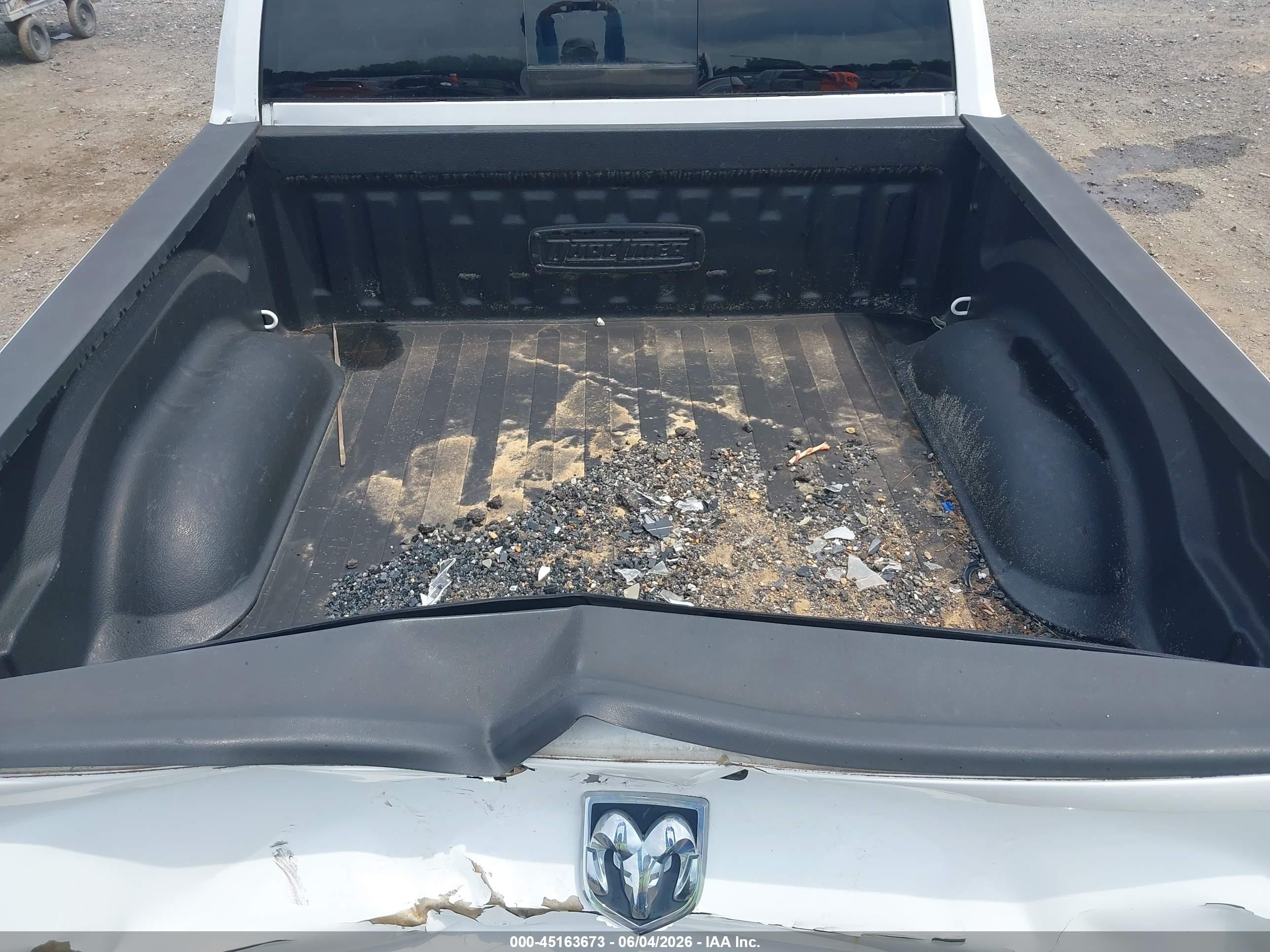 2015 Ram 1500 Big Horn White vin: 1C6RR6LT1FS677228