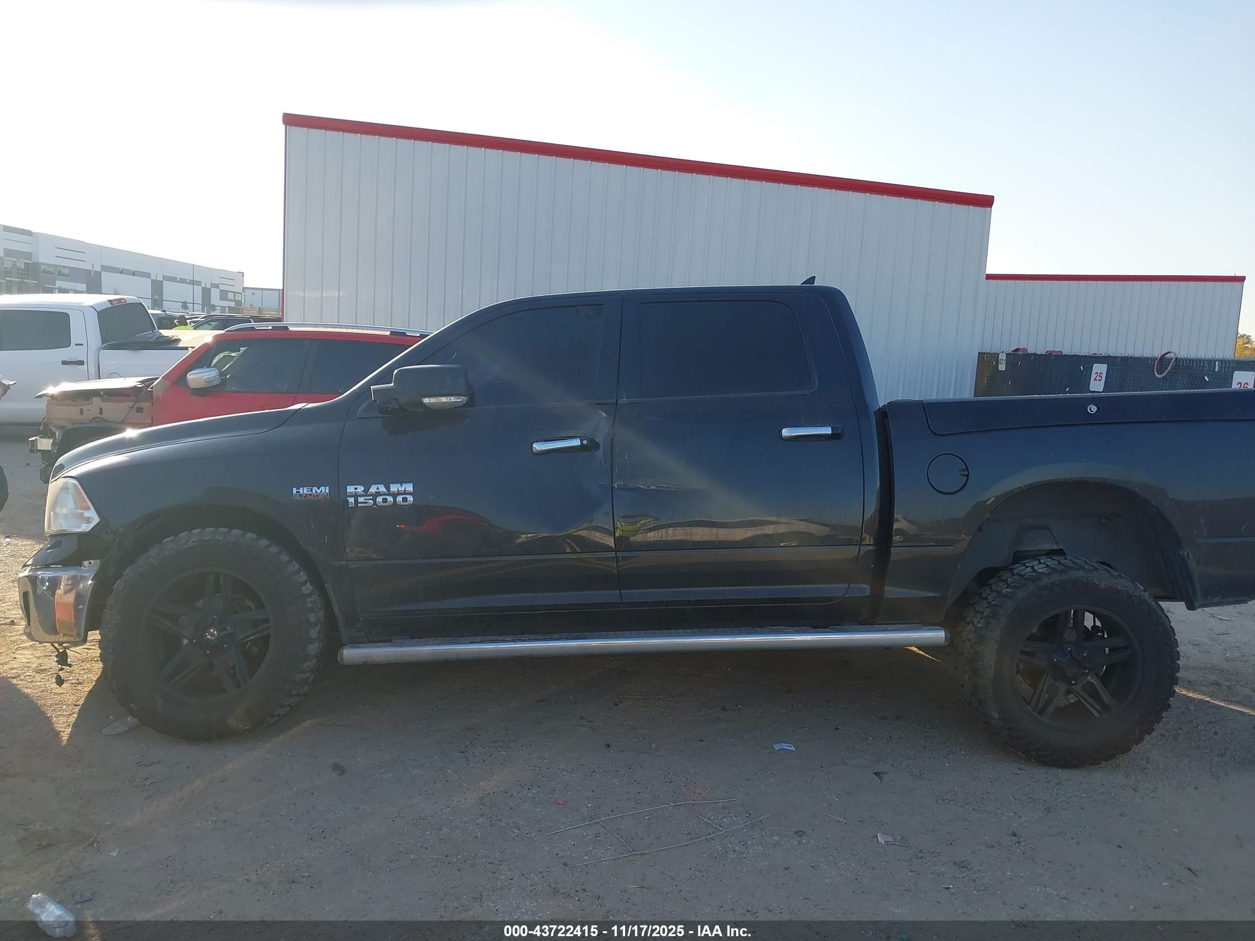 2015 Ram 1500 Lone Star Black vin: 1C6RR6LT1FS722328