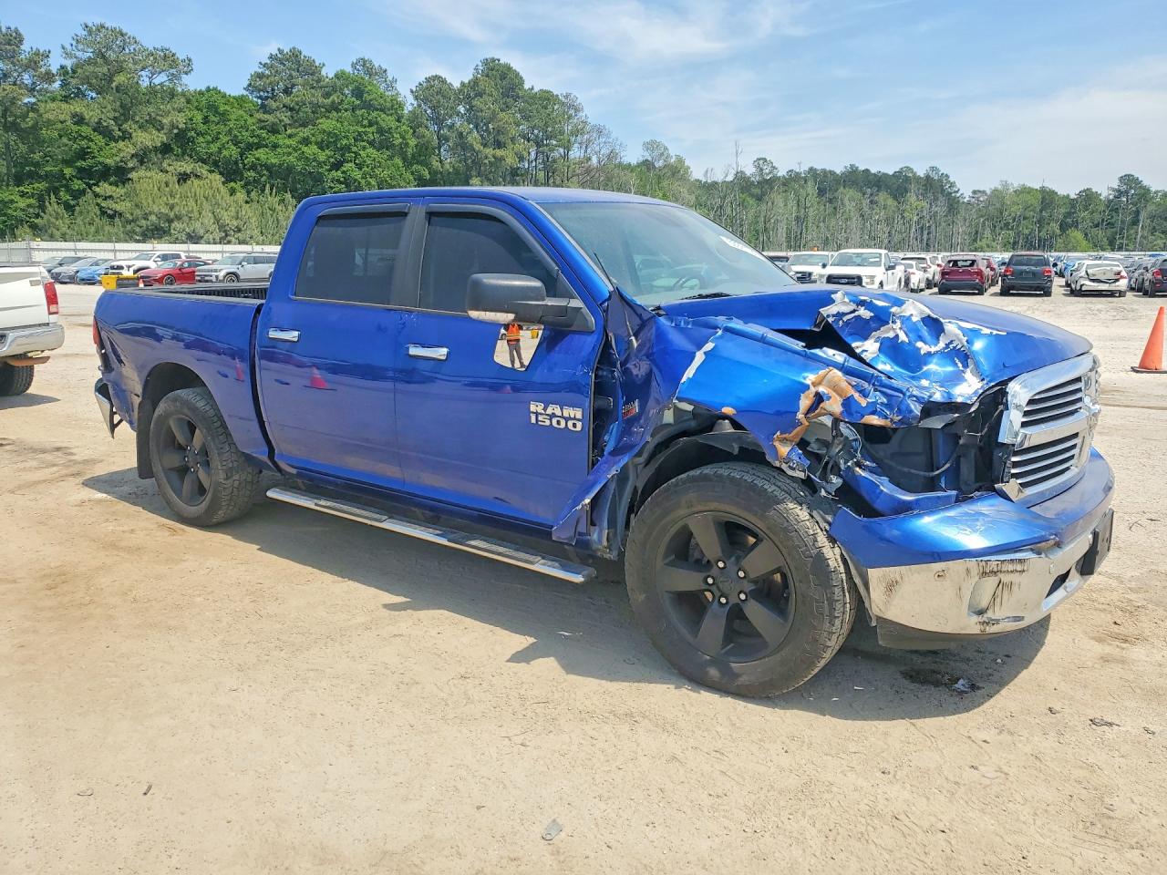 2016 Ram 1500 Slt Blue vin: 1C6RR6LT1GS261634