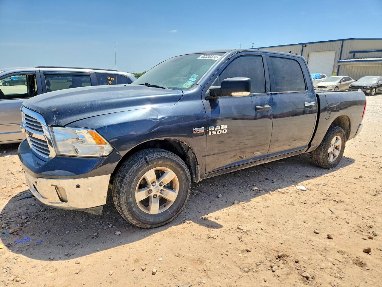 2017 Ram 1500 Slt Gray vin: 1C6RR6LT1HS845033