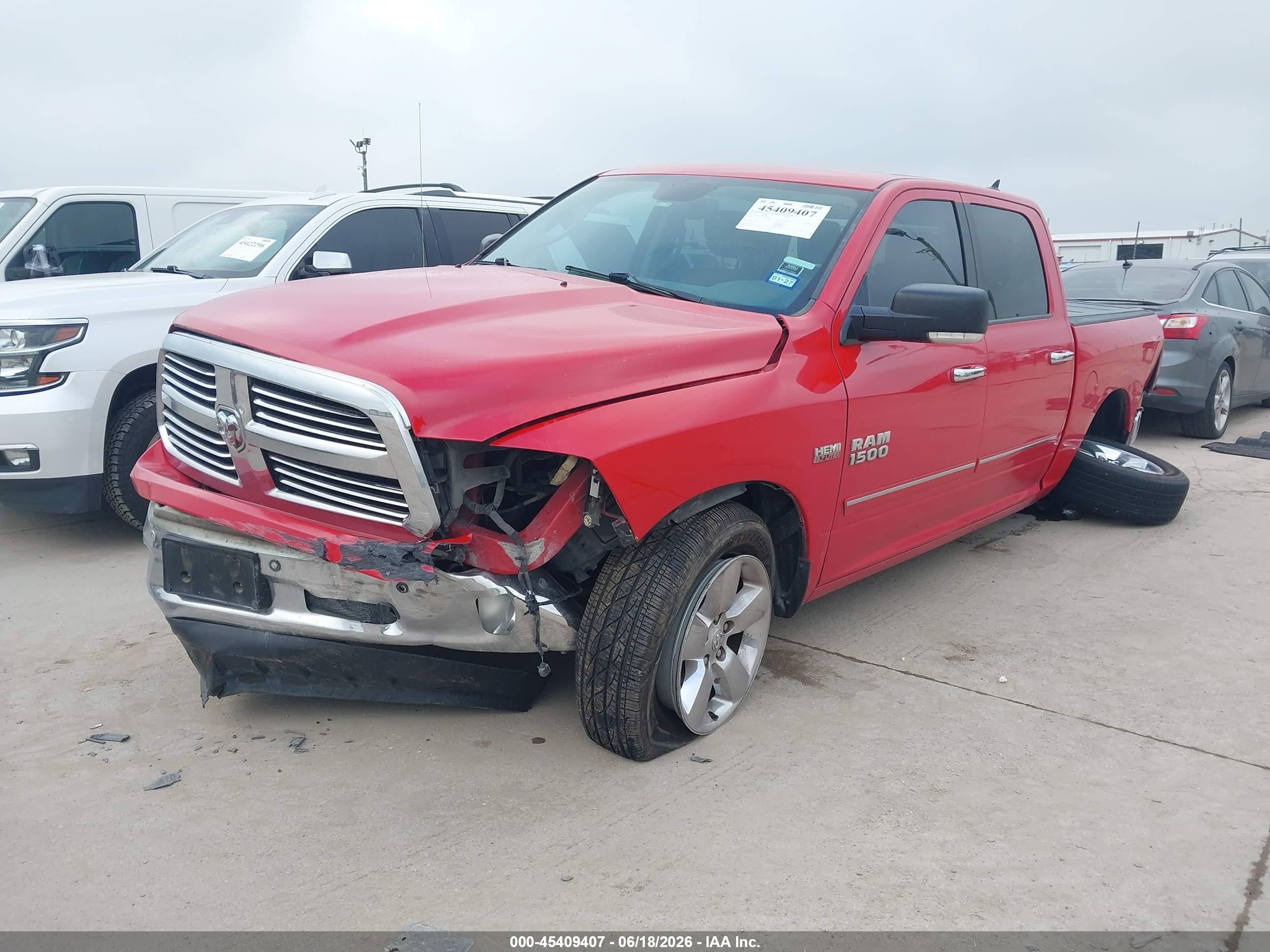 2014 Ram 1500 Lone Star Красный vin: 1C6RR6LT2ES366616